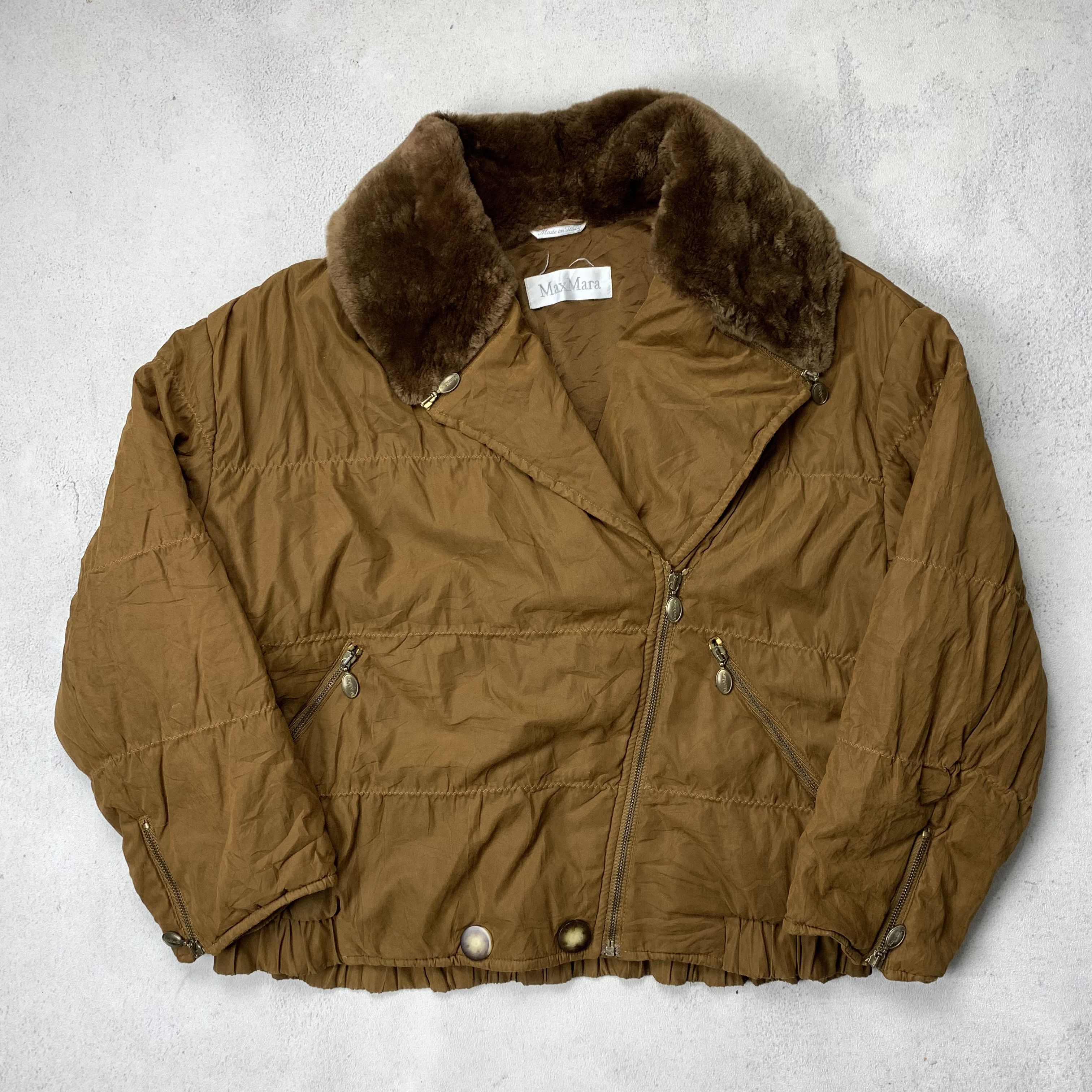 Max Mara Jacket in Brown, Women's (Size Small)