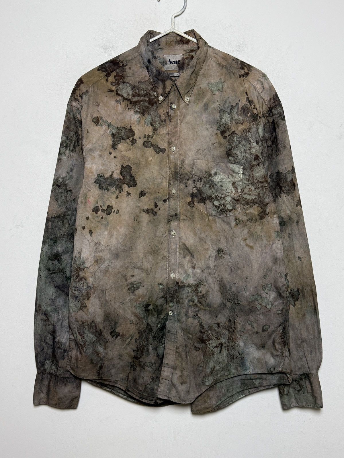 Acne Studios Acne Studios custom overdyed button-down shirt Size US L / EU 52-54 / 3 - 1 Thumbnail