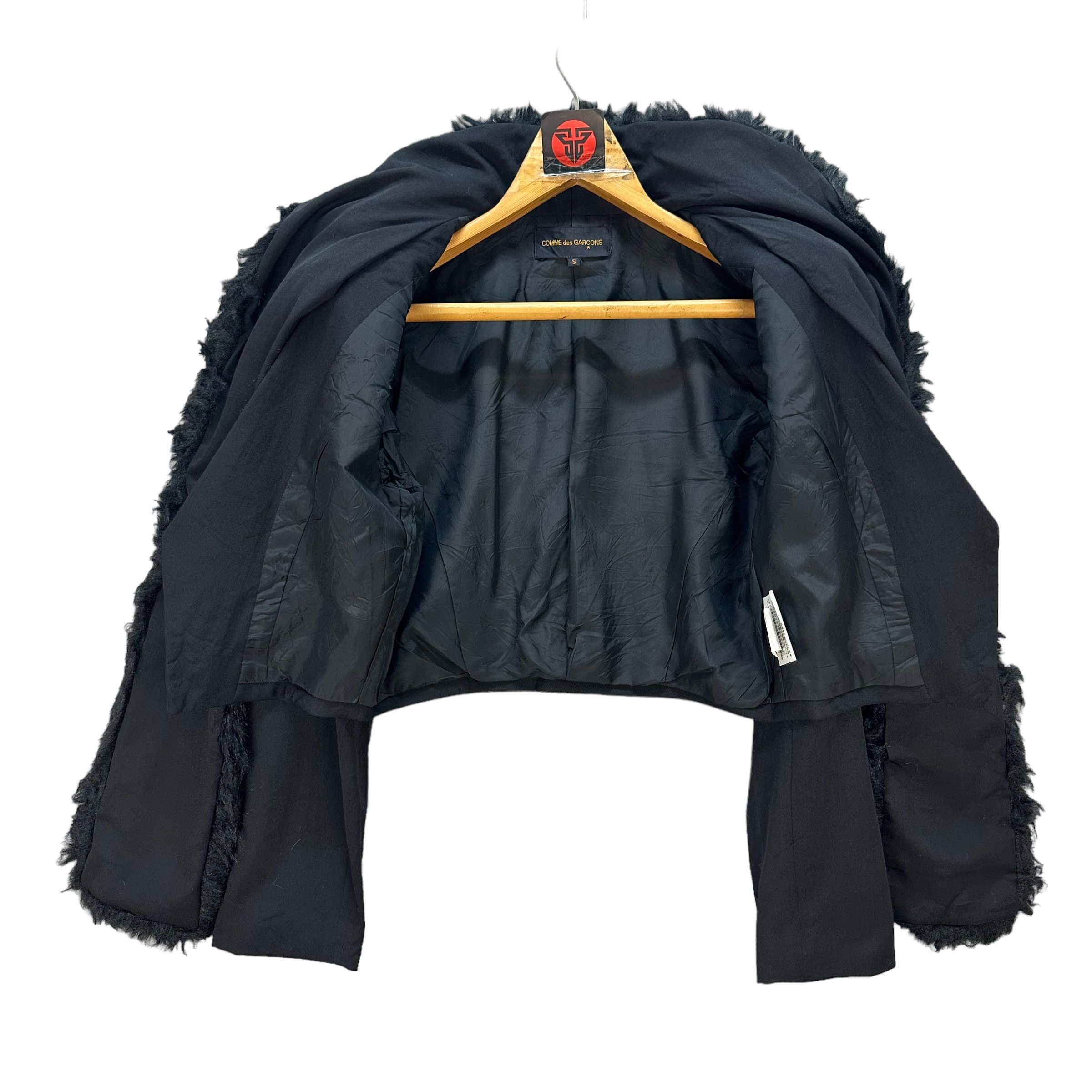 Comme des Garcons Vintage COMME DES GARCONS AD1989 SCARF JACKET WOOL #7696-165 Size S / US 4 / IT 40 - 8 Thumbnail
