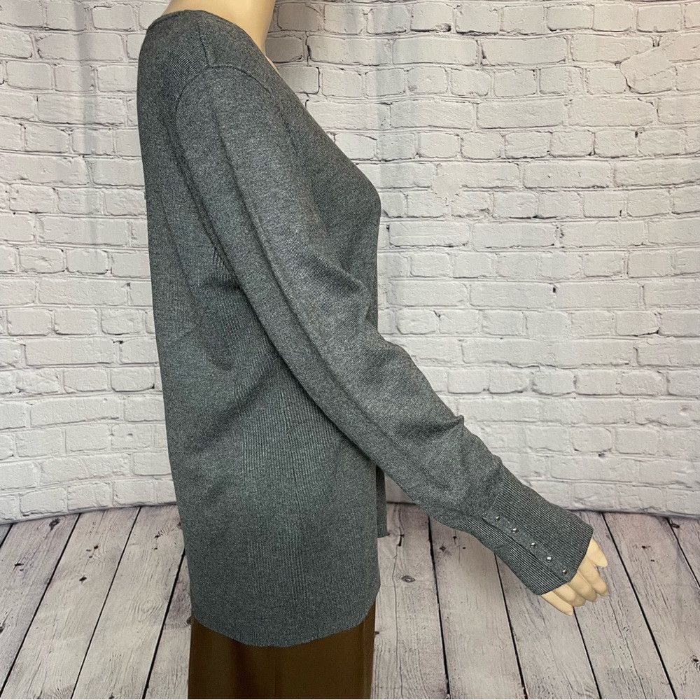 JM Collection NWT JM Collection Sweater Pullover Ribbed Crewneck Size M / US 6-8 / IT 42-44 - 2 Thumbnail