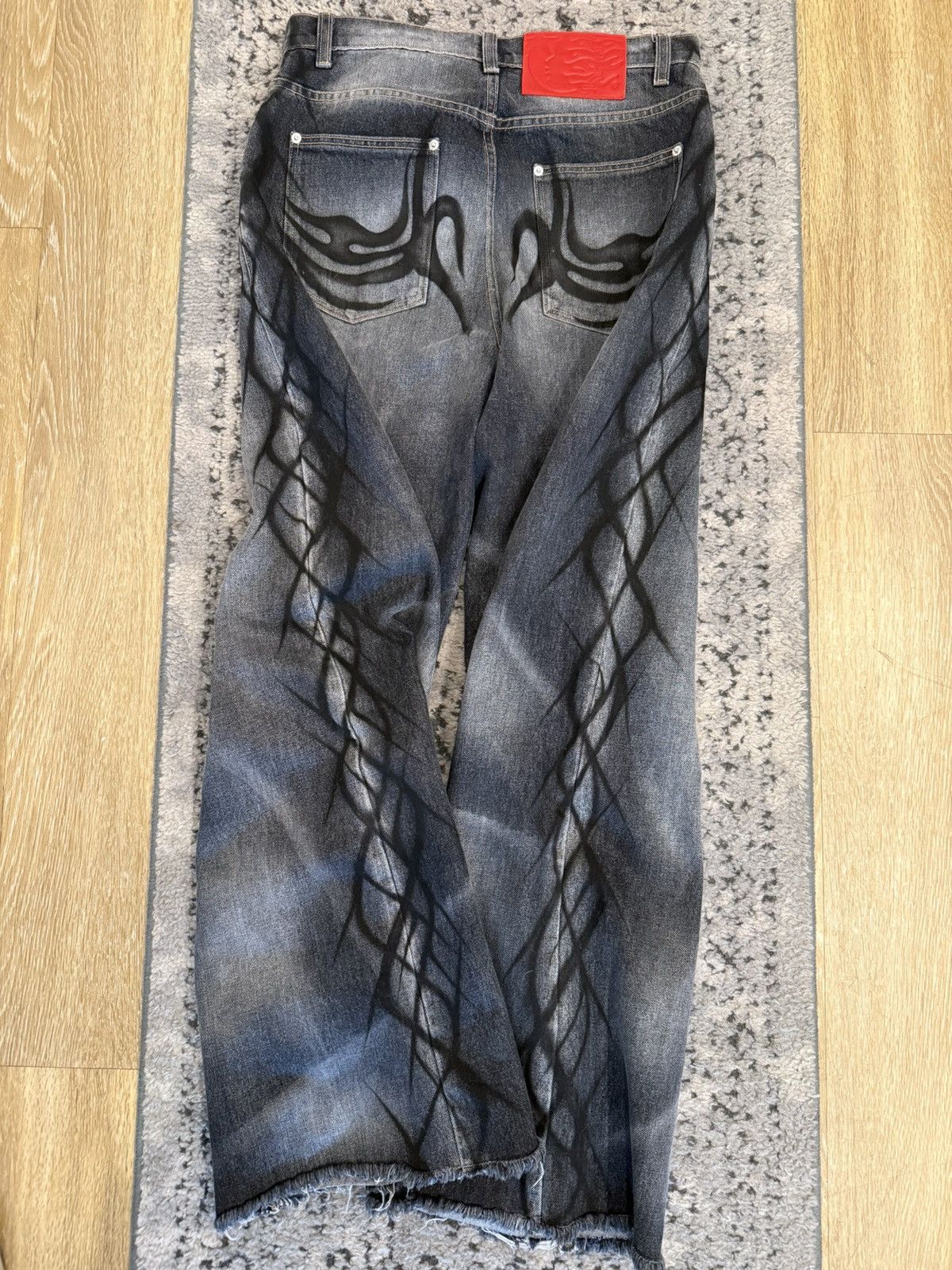 HELLSTAR Hellstar graffiti denim Paris collection Size US 32 / EU 48 - 3 Thumbnail