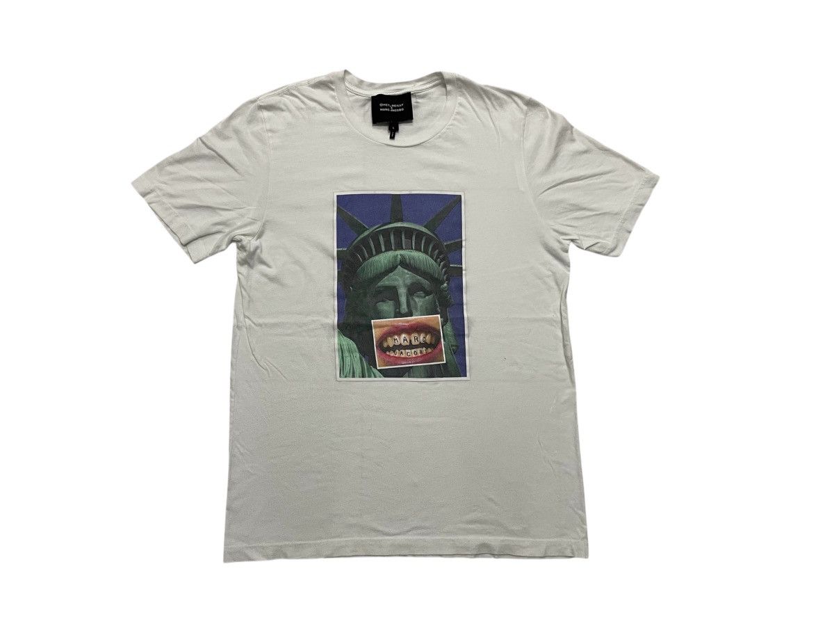 Liberty × Marc Jacobs 2000s MARC JACOBS X HEY-REILLY ART LIBERTY TSHIRT RARE Size US L / EU 52-54 / 3 - 1 Thumbnail