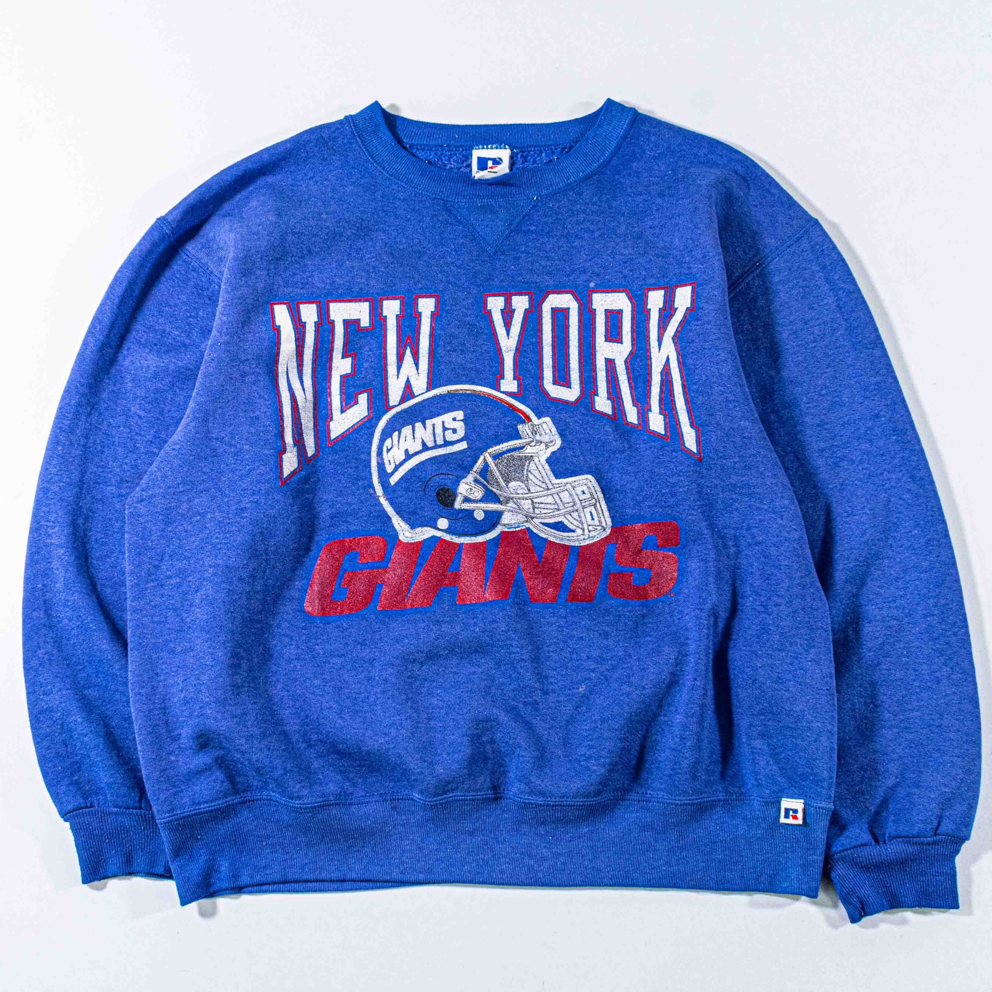 Russell Athletic VTG New York Giants Russell Athletic Sweatshirt Sun Faded Size US L / EU 52-54 / 3 - 1 Thumbnail