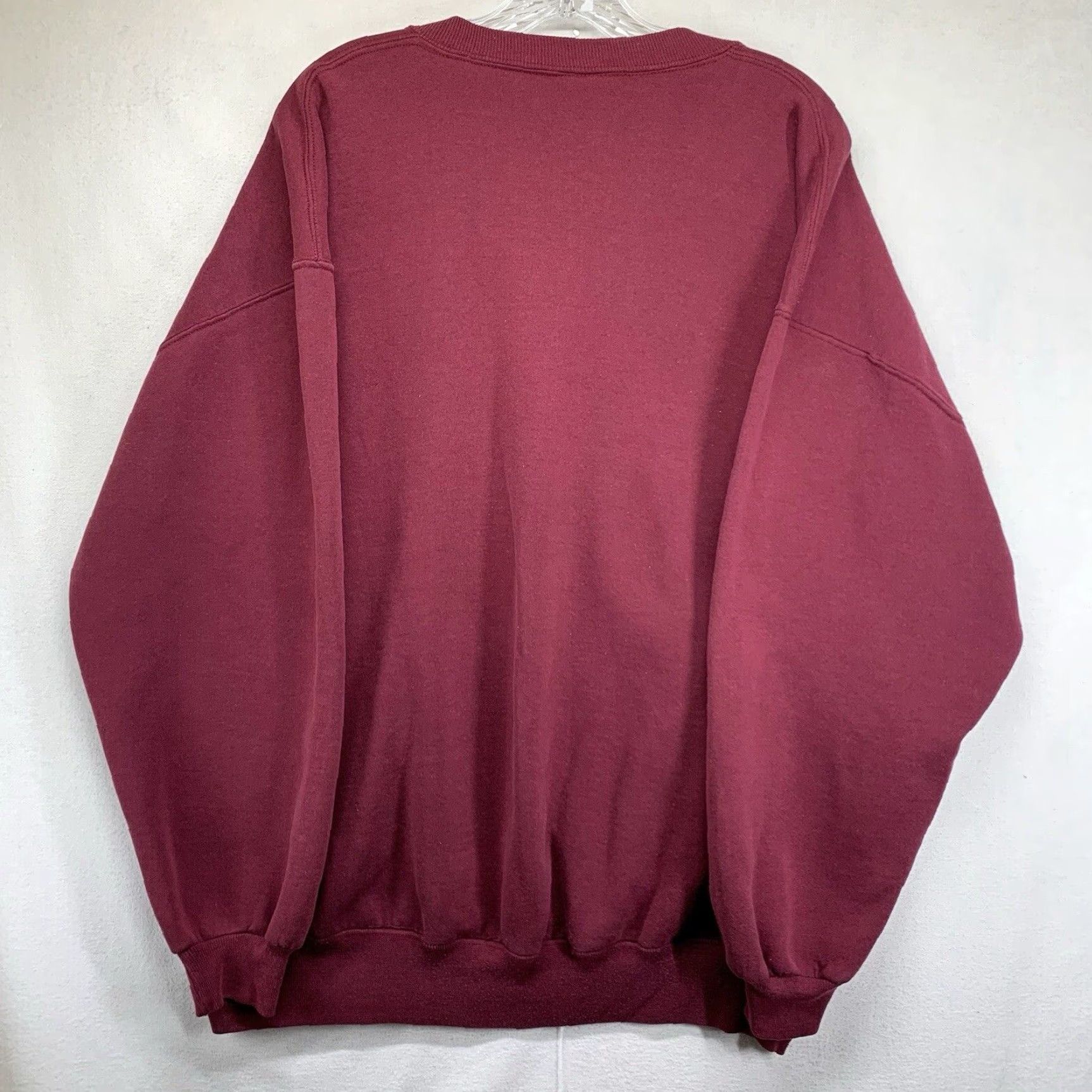 Russell Athletic VINTAGE Russell Athletic Sweatshirt Unisex Adults 2XL Crew Neck Fleece Long Sleeve Maroon USA 80s 90s Sports Streetwear Size US XXL / EU 58 / 5 - 2 Thumbnail