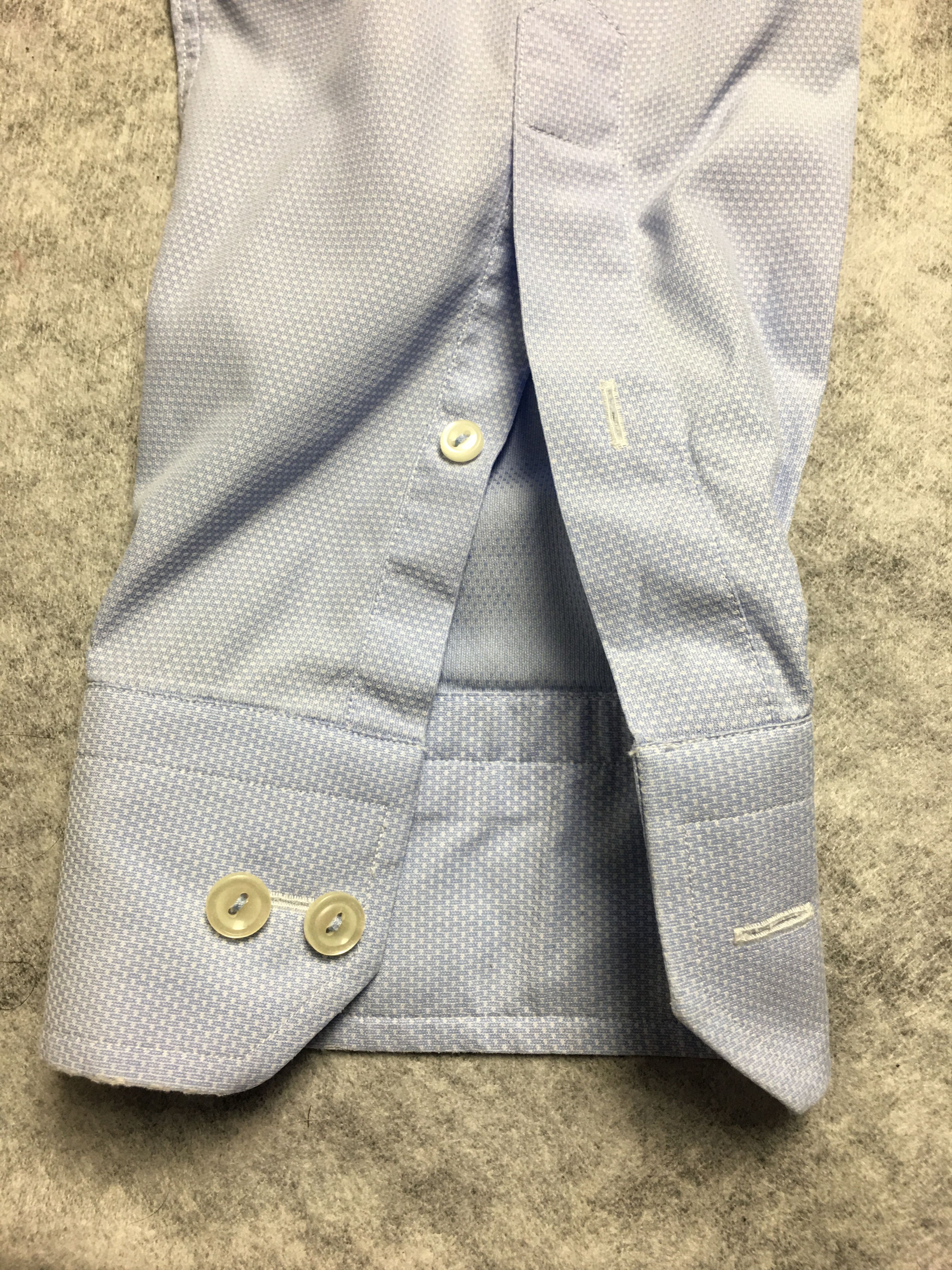 Eton ETON Long Sleeve Men’s Blue Dress Shirt 41/16 Size 42S - 6 Thumbnail