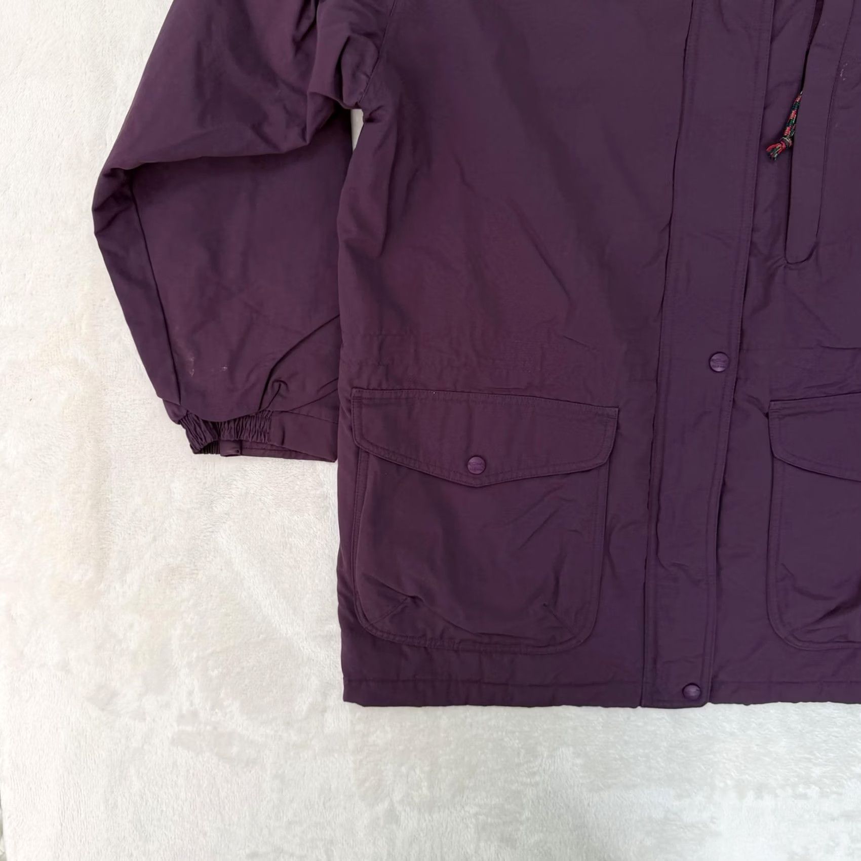 Vintage VINTAGE: No — LL Bean Coat Womens Large Purple Parka Long Insulated Full Zip Lined Size L / US 10 / IT 46 - 7 Thumbnail