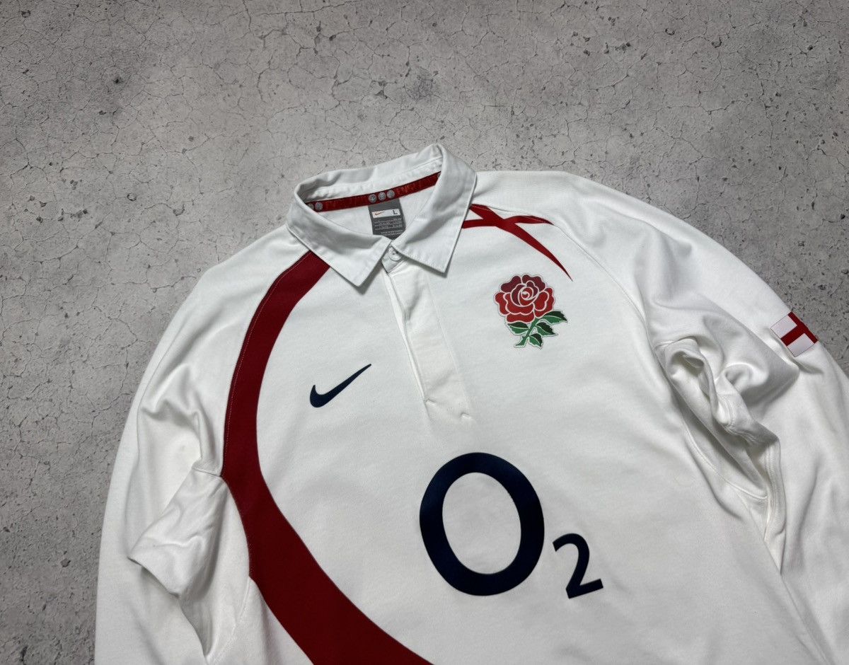 Nike Nike England Rugby League Vintage Rugby Sweatshirt O2 Y2K Size US L / EU 52-54 / 3 - 5 Thumbnail