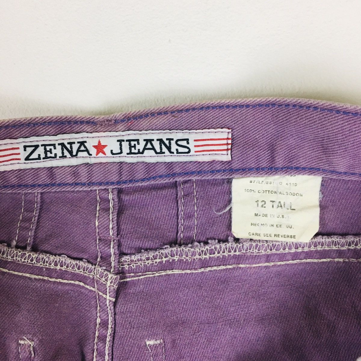 Designer Vintage Zena Jeans Tapered Jeans Made in USA Size US 31 - 7 Thumbnail