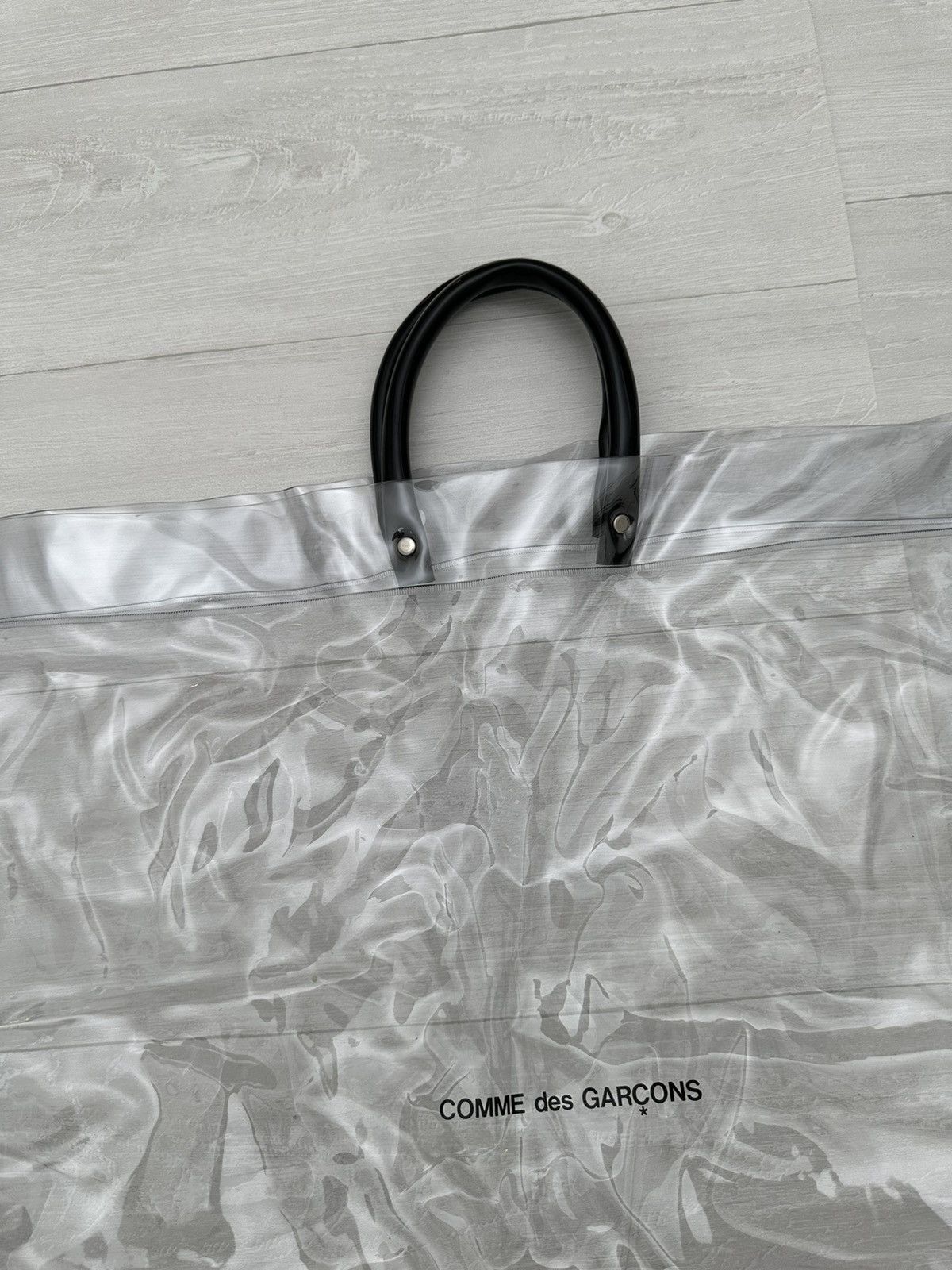 Comme des Garcons RARE Comme des Garcons Clear Transparent Vinyl Tote Bag Size ONE SIZE - 3 Thumbnail