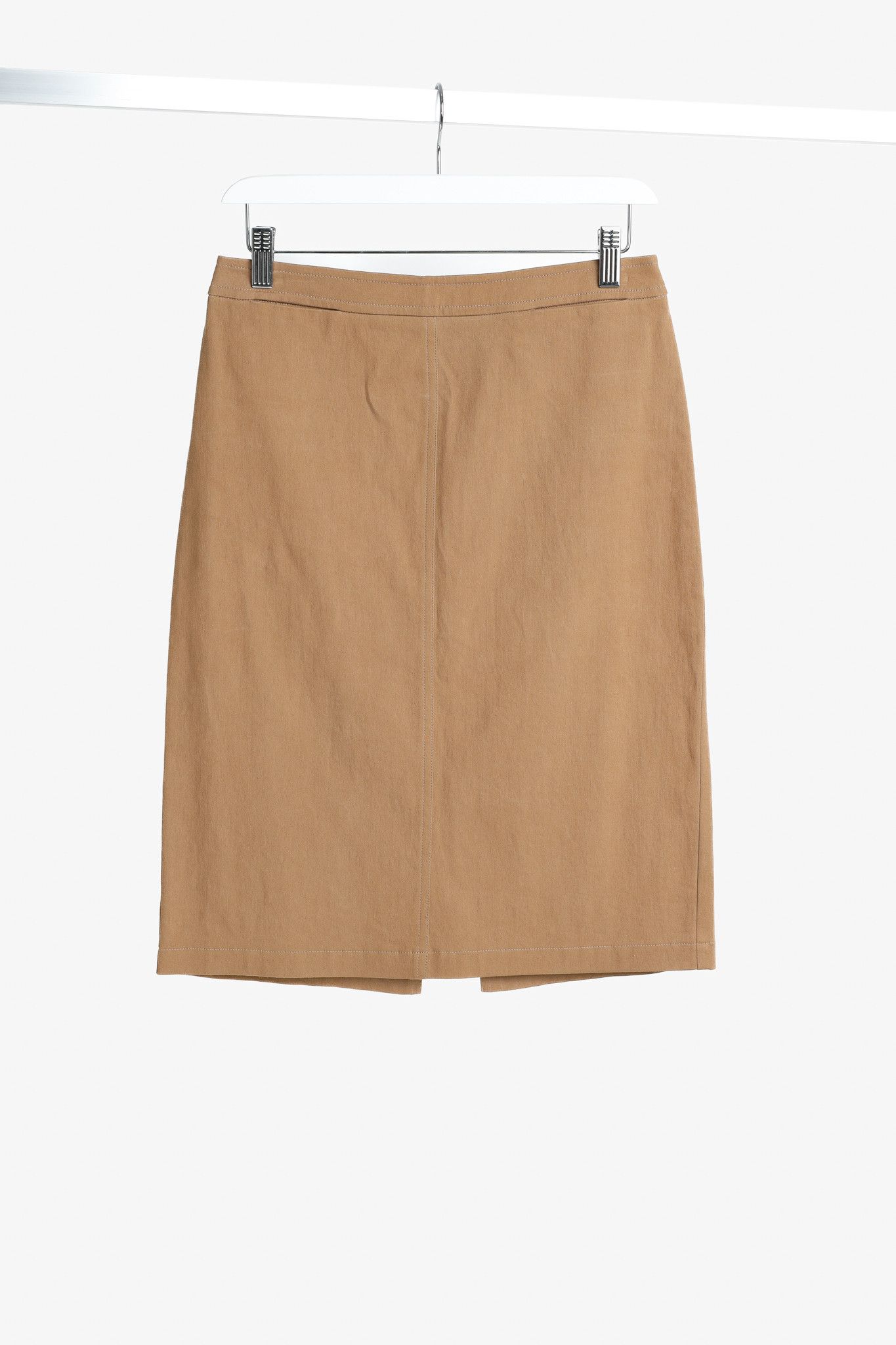 Blumarine Blumarine Tan Cotton Pencil Skirt Size 29" - 1 Thumbnail