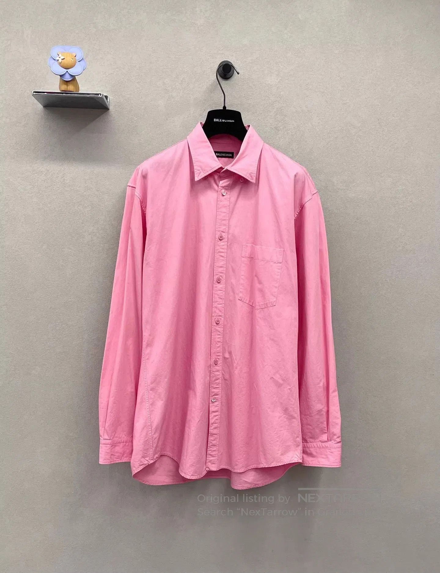 Balenciaga Pink Long Sleeve Button. Size US S / EU 44-46 / 1 - 1 Thumbnail
