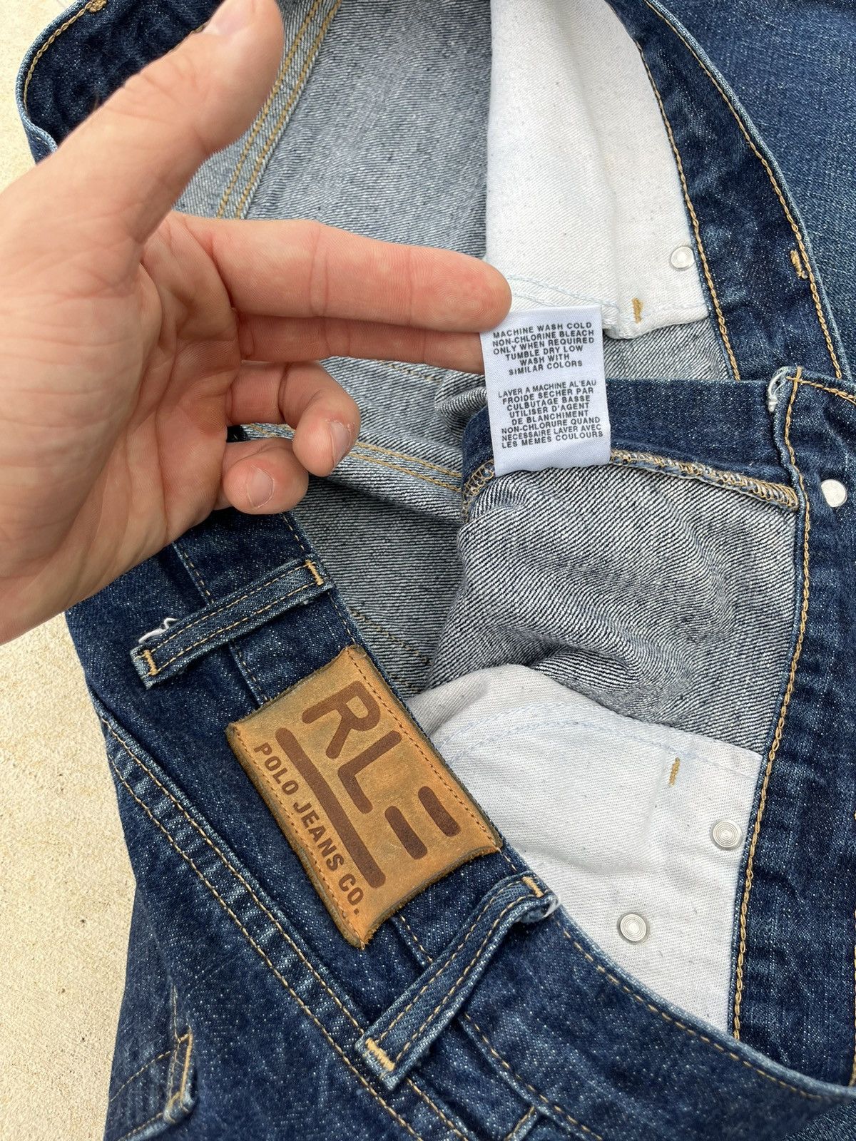 Vintage Crazy Vintage 00’s RL Polo Jeans Co. Baggy Jeans Size US 40 / EU 56 - 10 Thumbnail