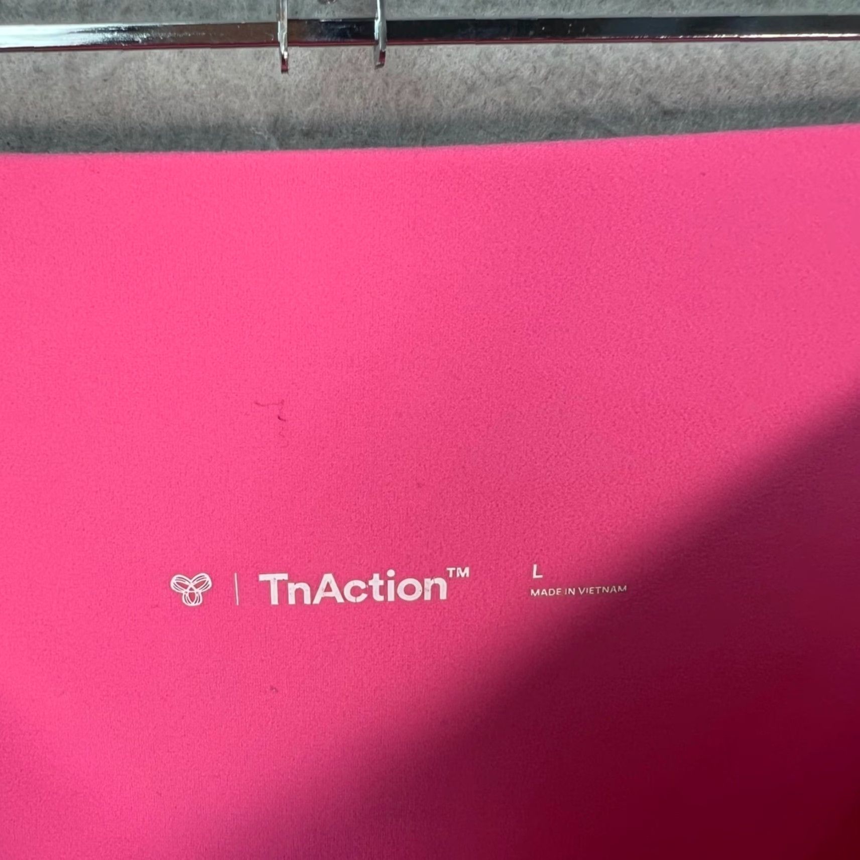 TNA Tnaction Womens Size Large Pink Sports Bra & Shorts SET Adjustable Straps - 2 Piece Activewear Tracksuit (L) Pink Womens Size 36" / US 14 / IT 50 - 6 Thumbnail