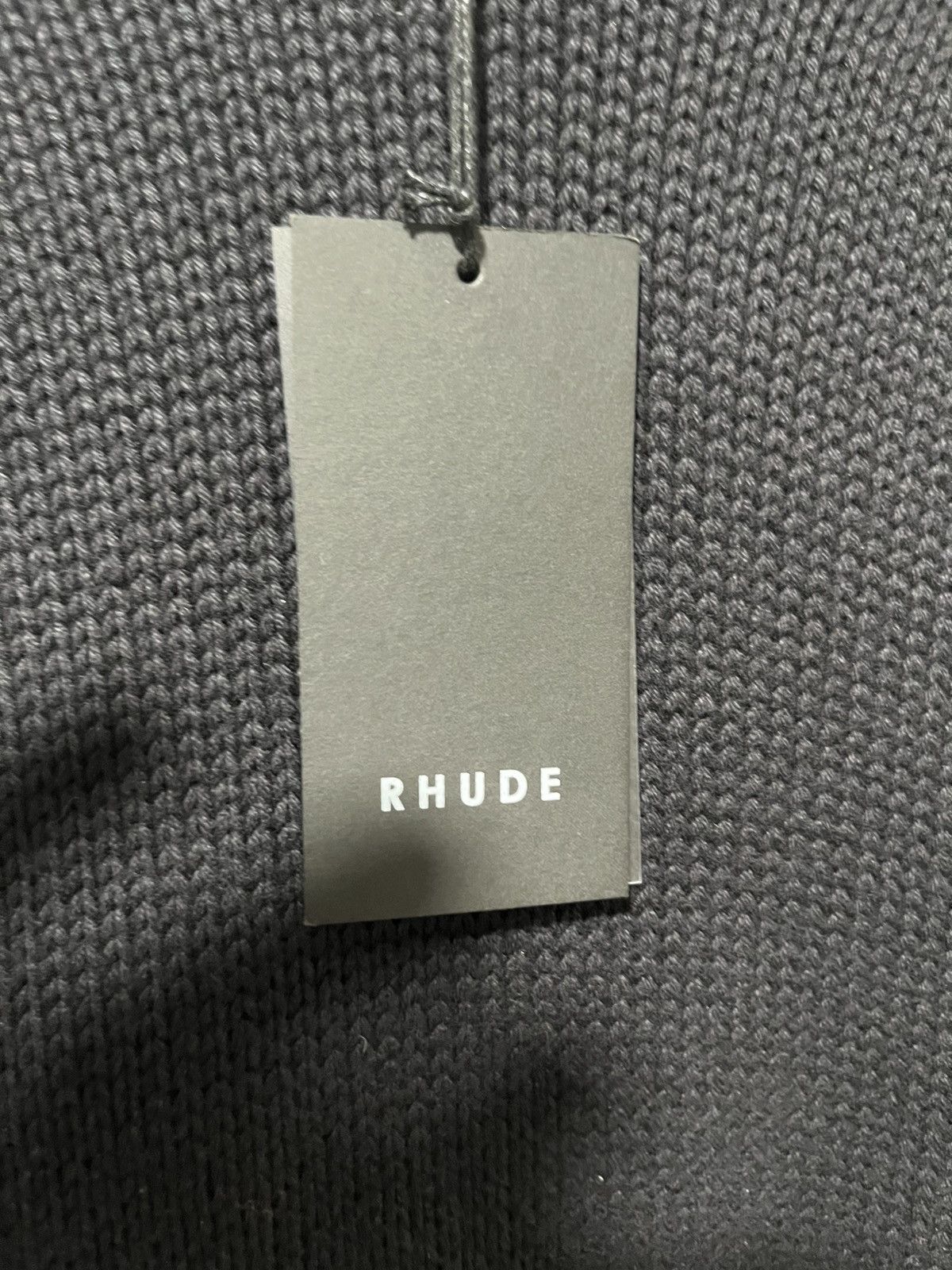 Rhude Rhude Knitted Sweater Hoodie New Black Mens Size US L / EU 52-54 / 3 - 3 Thumbnail