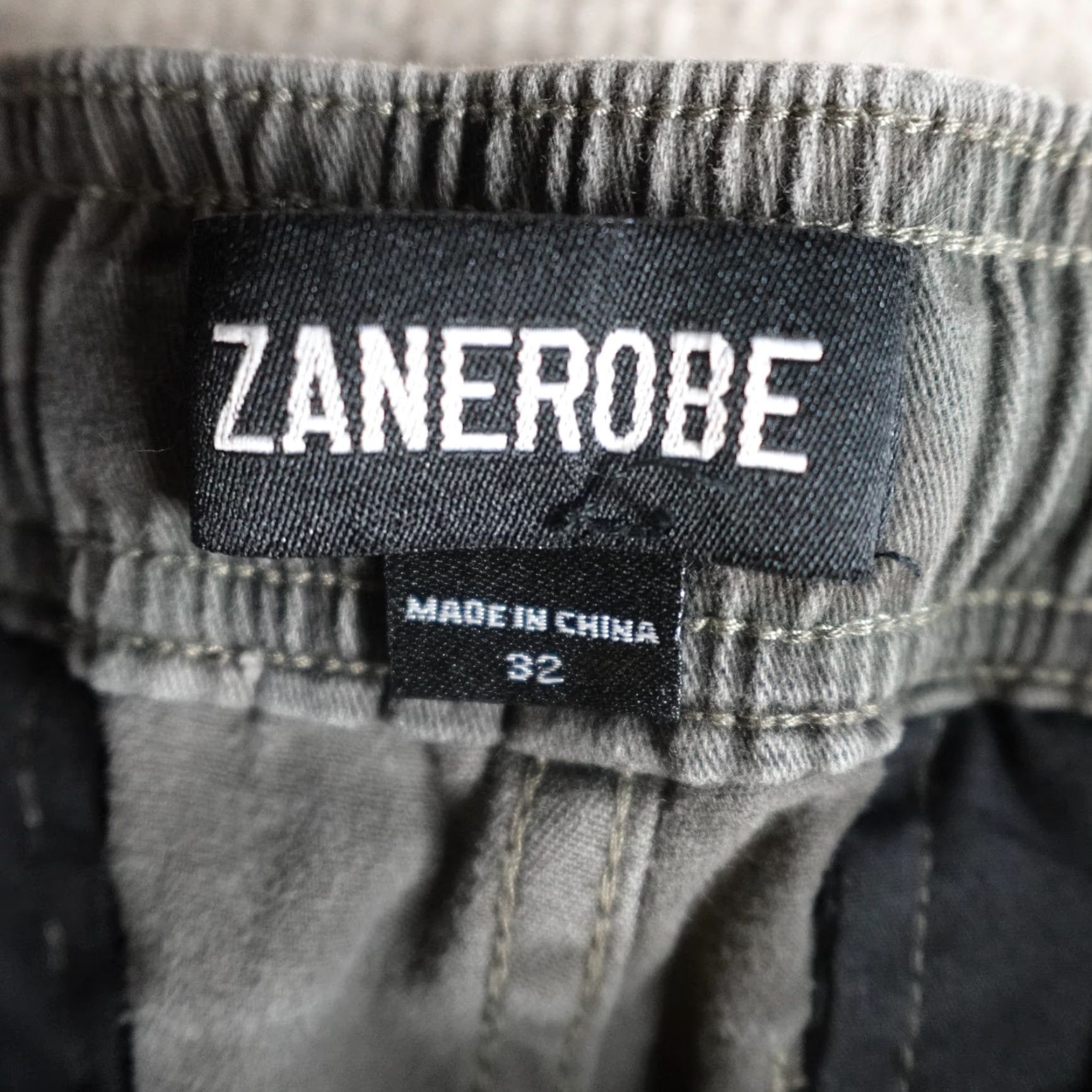 Zanerobe Zanerobe Mens Pants 30 Gray Joggers Drawstring Cotton Twill Camo Shirt? Size US 30 / EU 46 - 6 Thumbnail