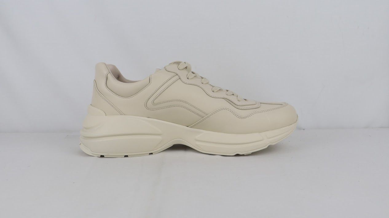 Gucci o1rshd1 Apollo Leather Sneaker R.S in Ivory Size US 12 / EU 45 - 9 Thumbnail