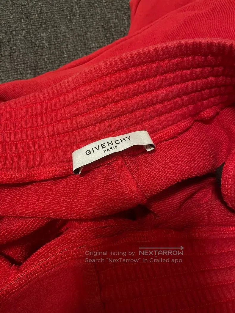 Givenchy Givenchy size L Red embroidered track pants Size US 27 - 7 Thumbnail