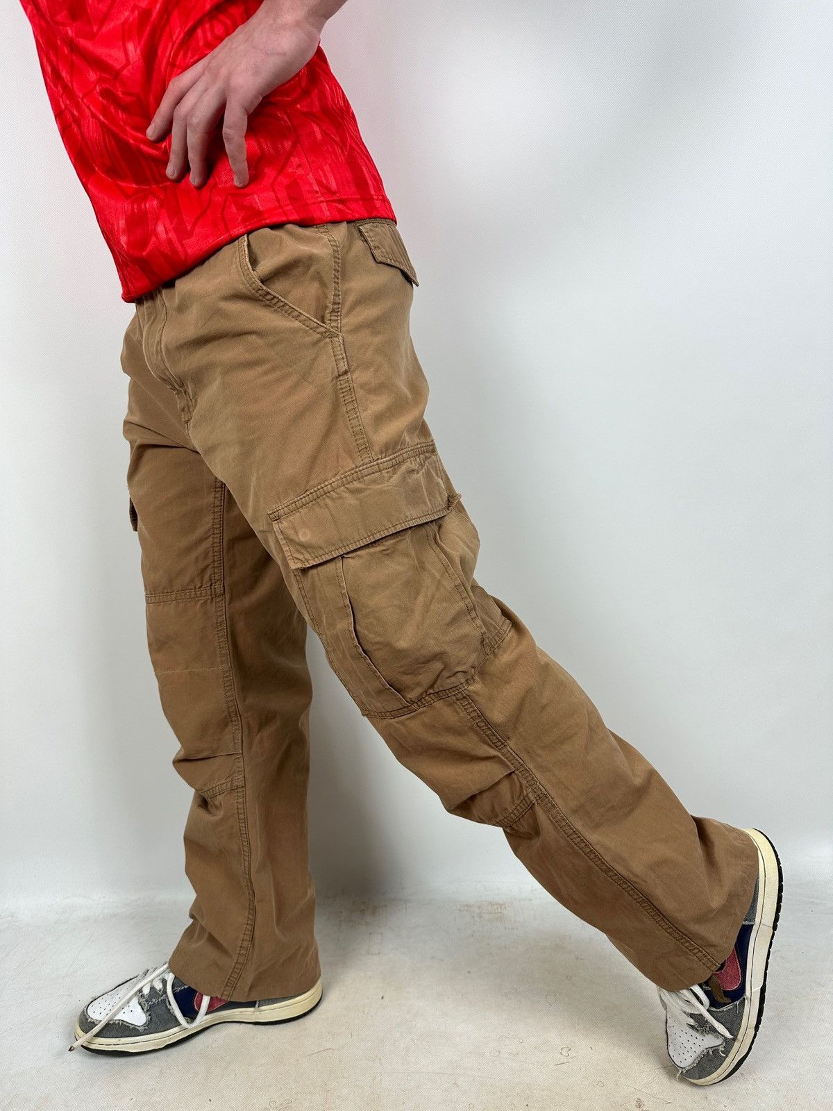 Carhartt Vintage Carhartt Dude Ginger Work Cargo Pants Size US 32 / EU 48 - 3 Thumbnail