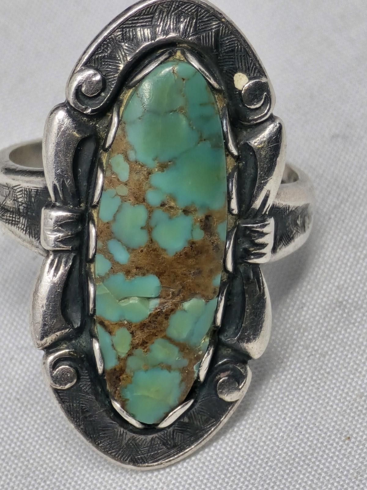 Billionaire Boys Club Vtg Bells Trading Post Sterling Silver Turquoise Ring Size 6 Size ONE SIZE - 4 Thumbnail