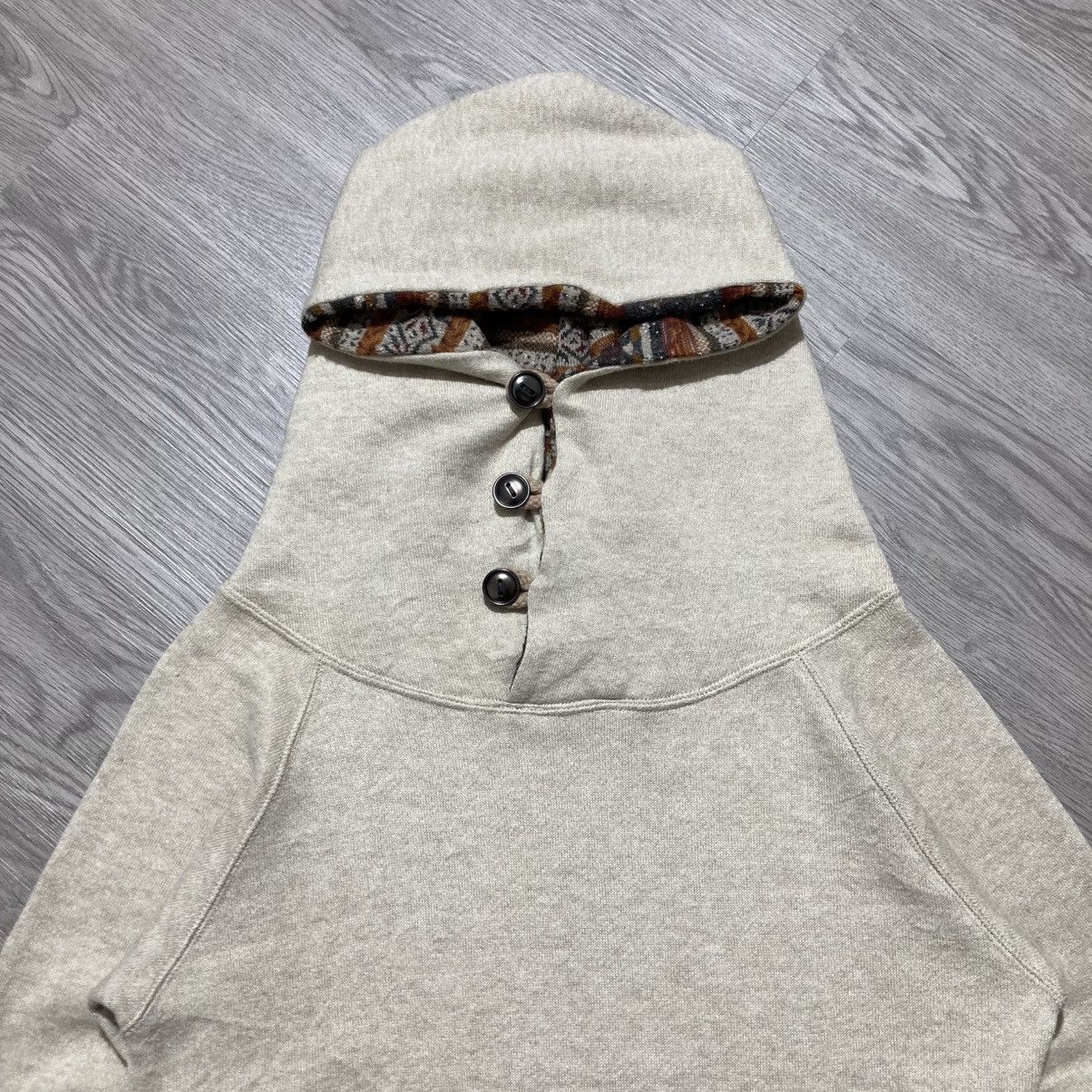 20471120 2000s Back Number Unique Pullover Hoodie Cream Kapital Style Size US S / EU 44-46 / 1 - 5 Thumbnail