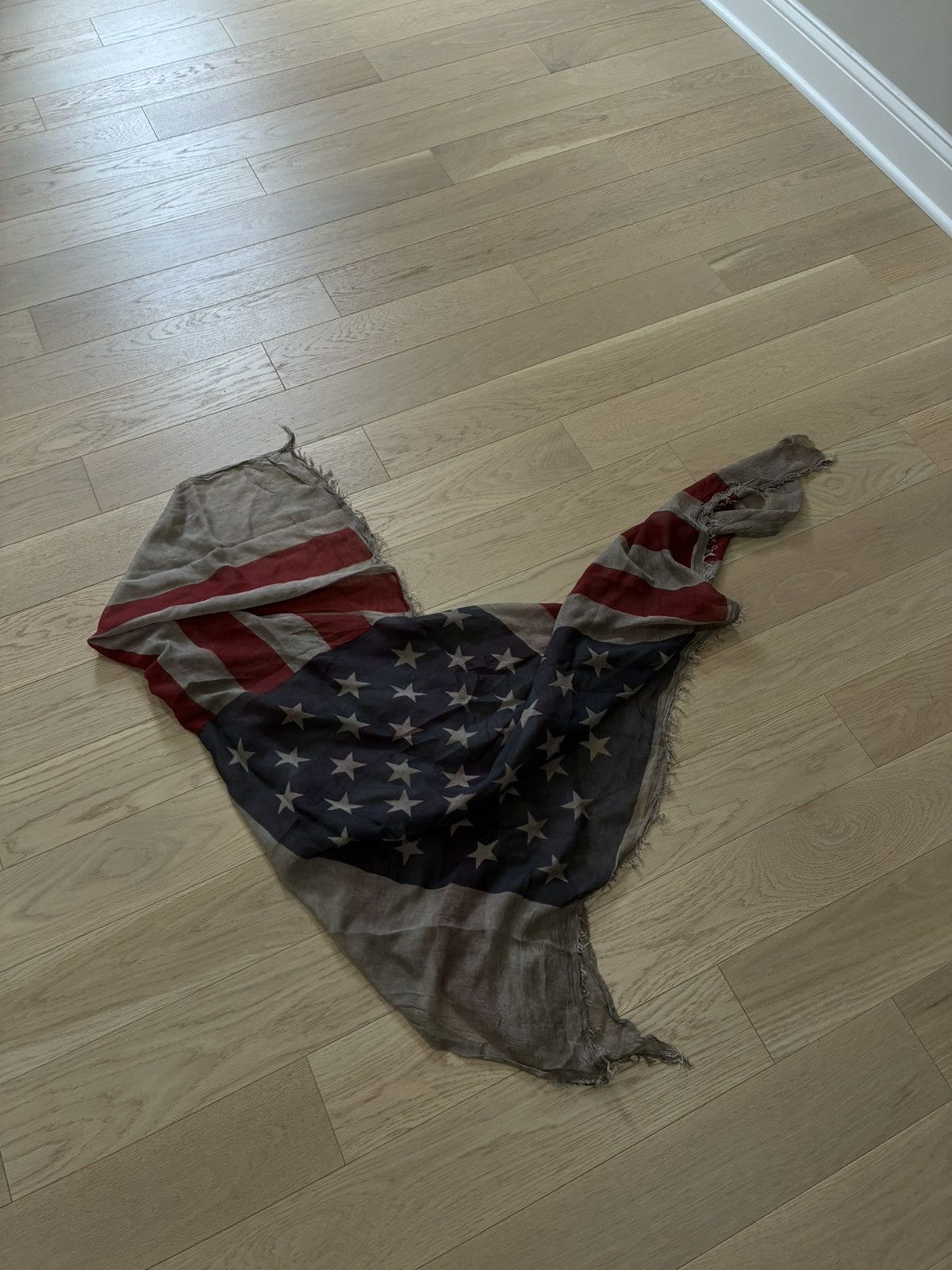 John Varvatos American Flag Scarf Size ONE SIZE - 5 Thumbnail
