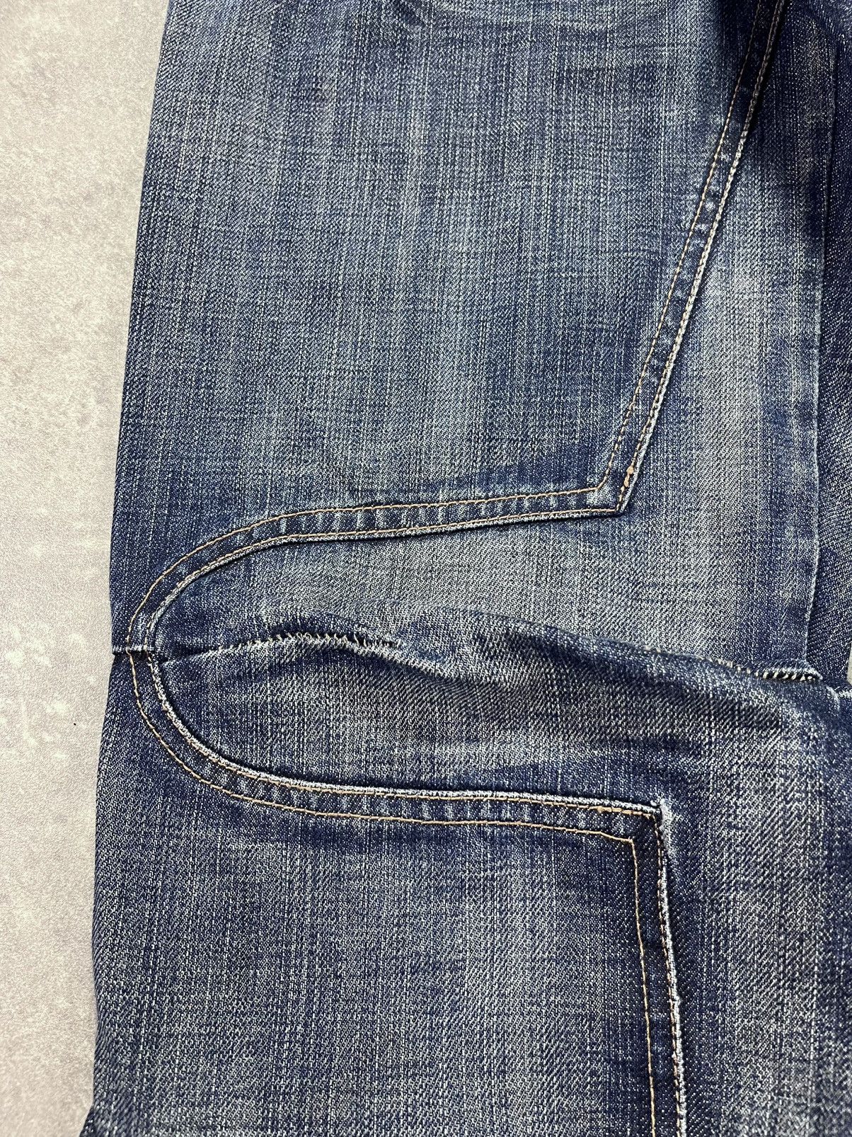 Marithe + Francois Girbaud 00s Marithe + Francois Girbaud Star Denim Shorts 29 Capri Size 29" - 5 Thumbnail