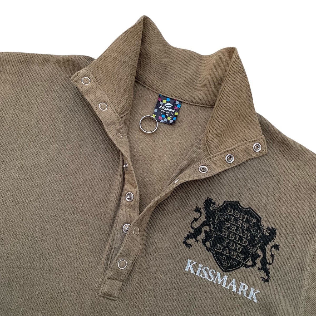 Japanese Brand Kissmark Poem Y2K Style Polos Shirt Size US M / EU 48-50 / 2 - 2 Thumbnail