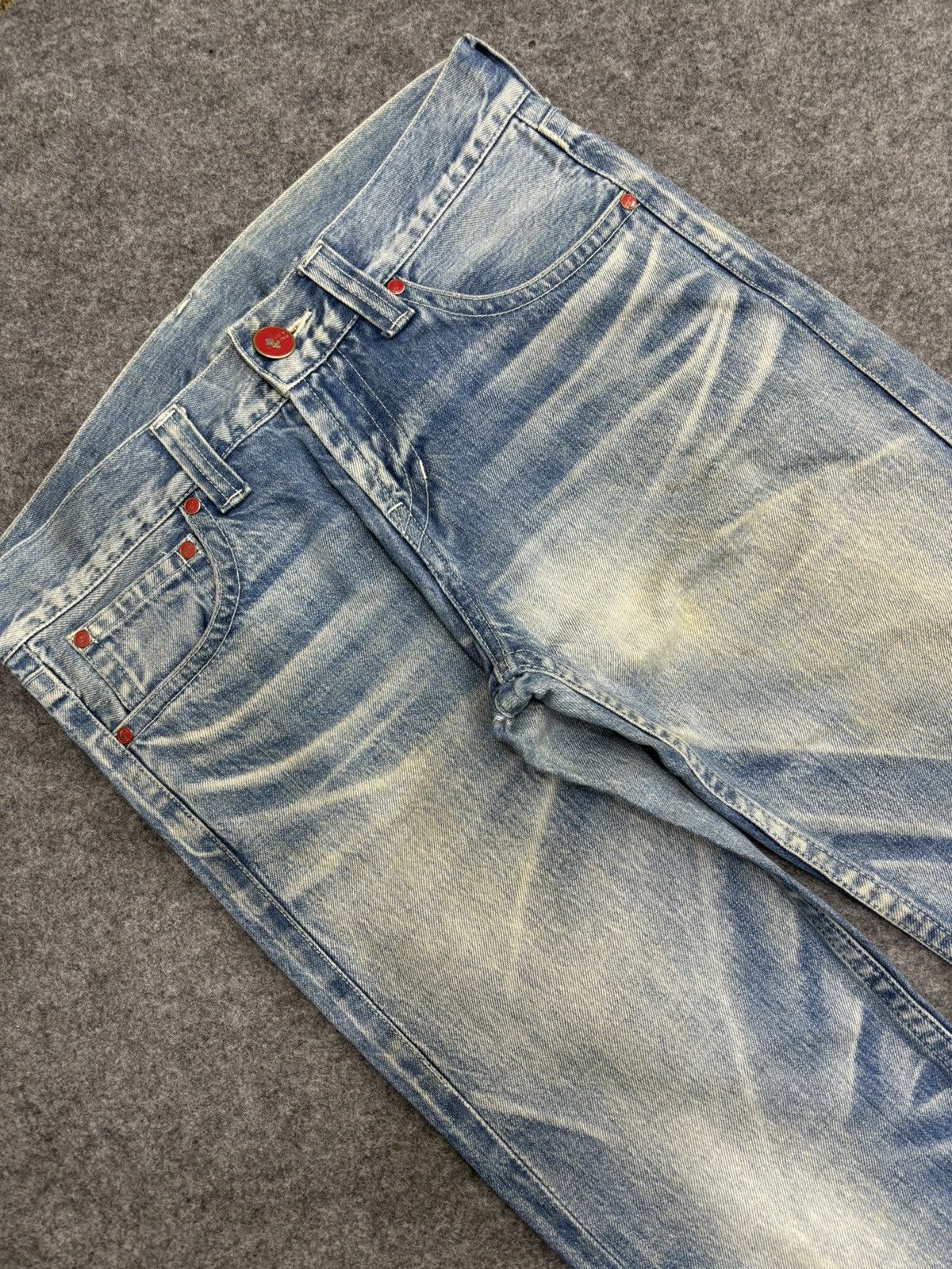 Japanese Brand 💥Archival💥Insane Style Bagarch Selvedge Slim Denim F548 Size US 33 - 9 Thumbnail