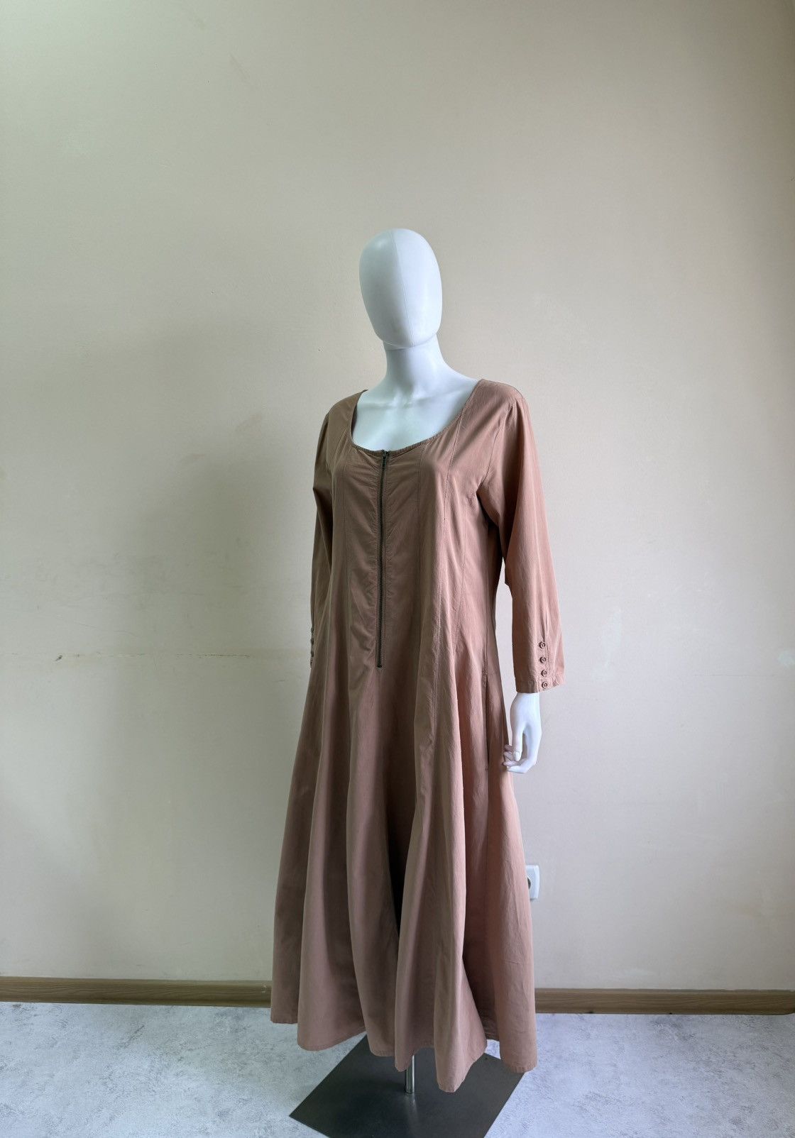 Vintage Ewa I Walla Pale Pink Long Sleeve Adina Midi Dress Size M Size M / US 6-8 / IT 42-44 - 6 Thumbnail