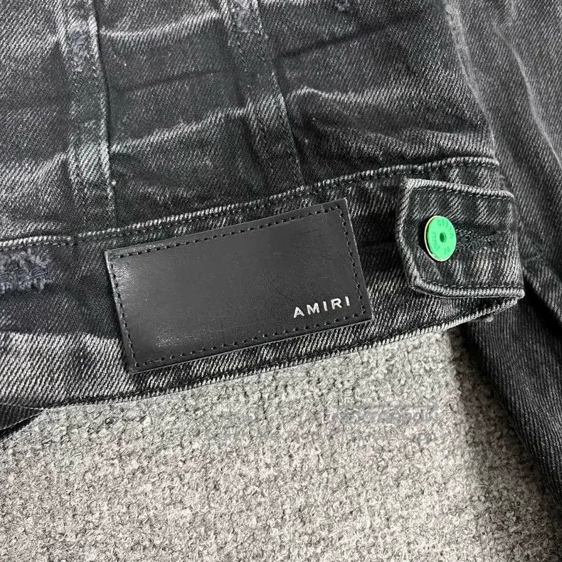 Amiri Amiri Size S Cashew flower splicing denim jacket Size US S / EU 44-46 / 1 - 6 Thumbnail