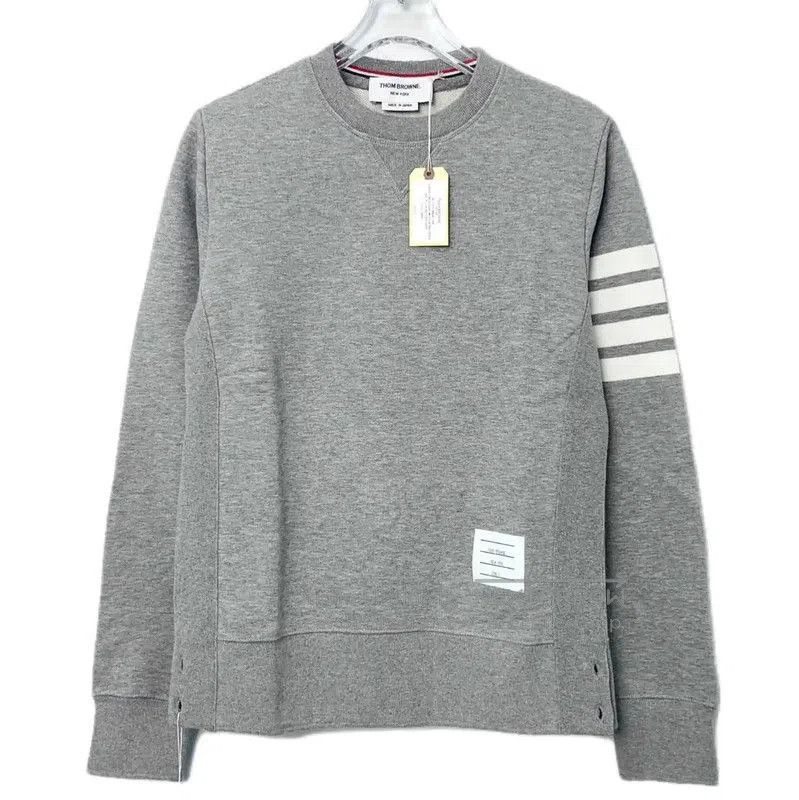 Thom Browne Thom Browne Gray Cotton Women's Sweatshirt . Size S / US 4 / IT 40 - 1 Thumbnail