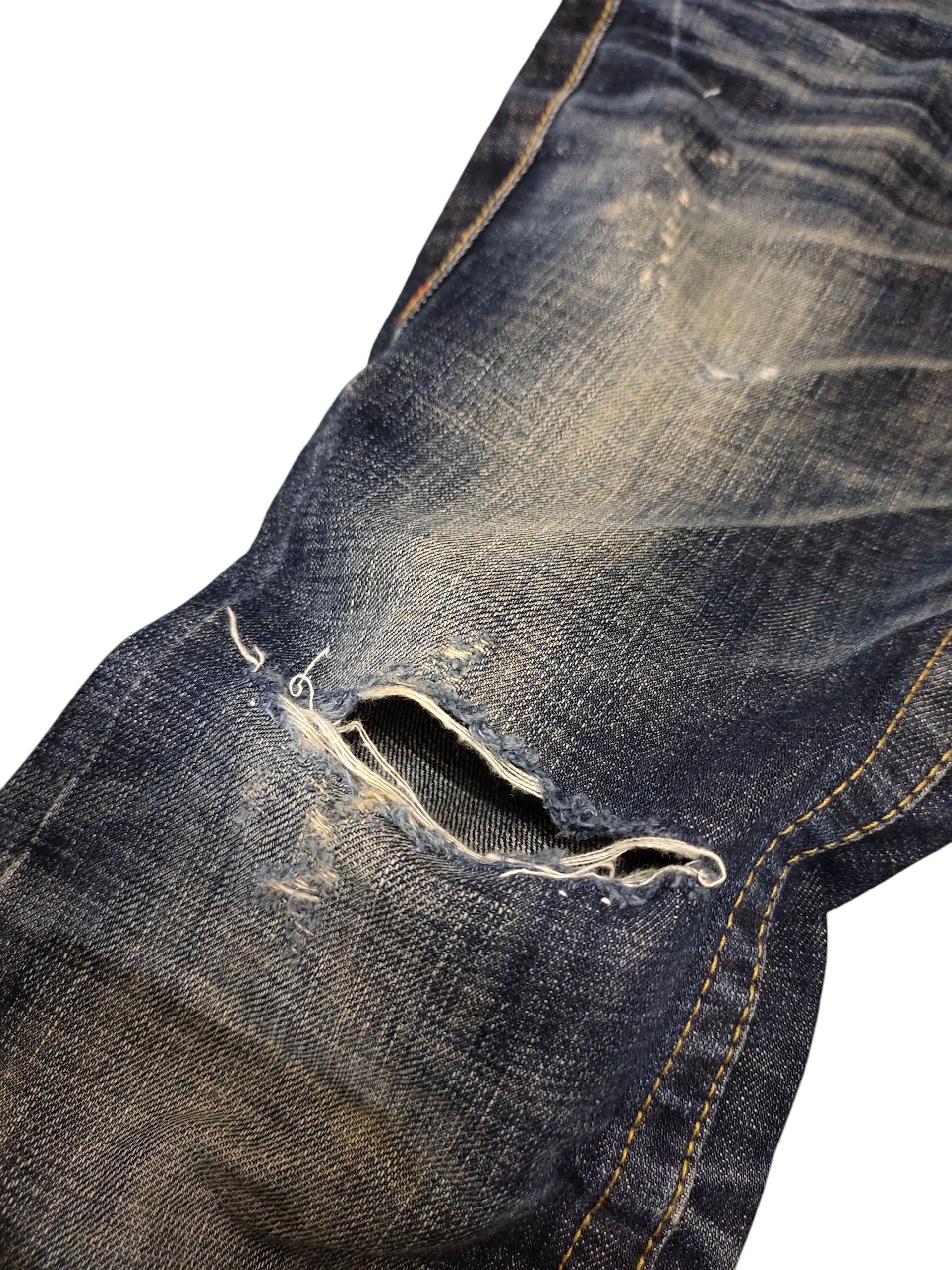 If Six Was Nine Flare Jeans Lolita Clawmark Distress Bootcut Low Rise Y2k Size US 26 / EU 42 - 17 Thumbnail