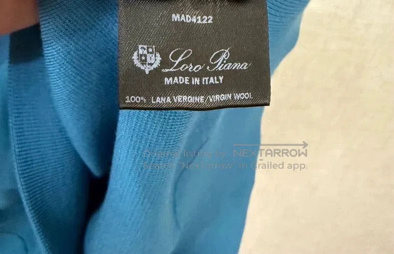 Loro Piana Loro Piana Wish Wool Knit Polo. Size US XL / EU 56 / 4 - 7 Thumbnail