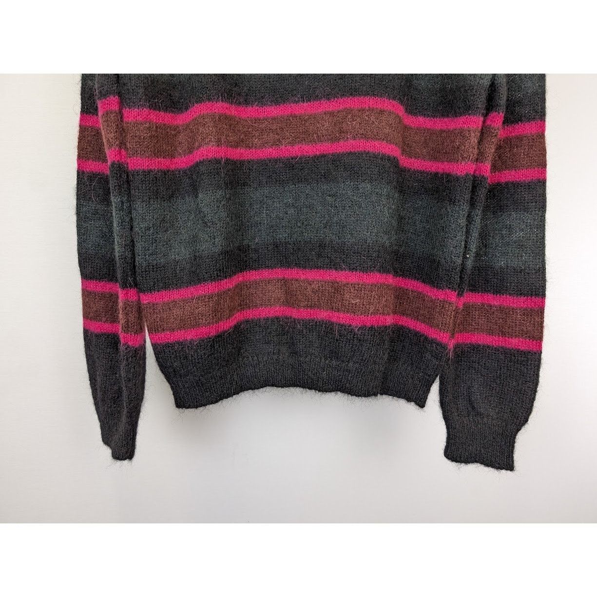 Saint Laurent Paris o1rshd1 Stripe Crewneck Sweaters in Multicolor Size US XL / EU 56 / 4 - 13 Thumbnail