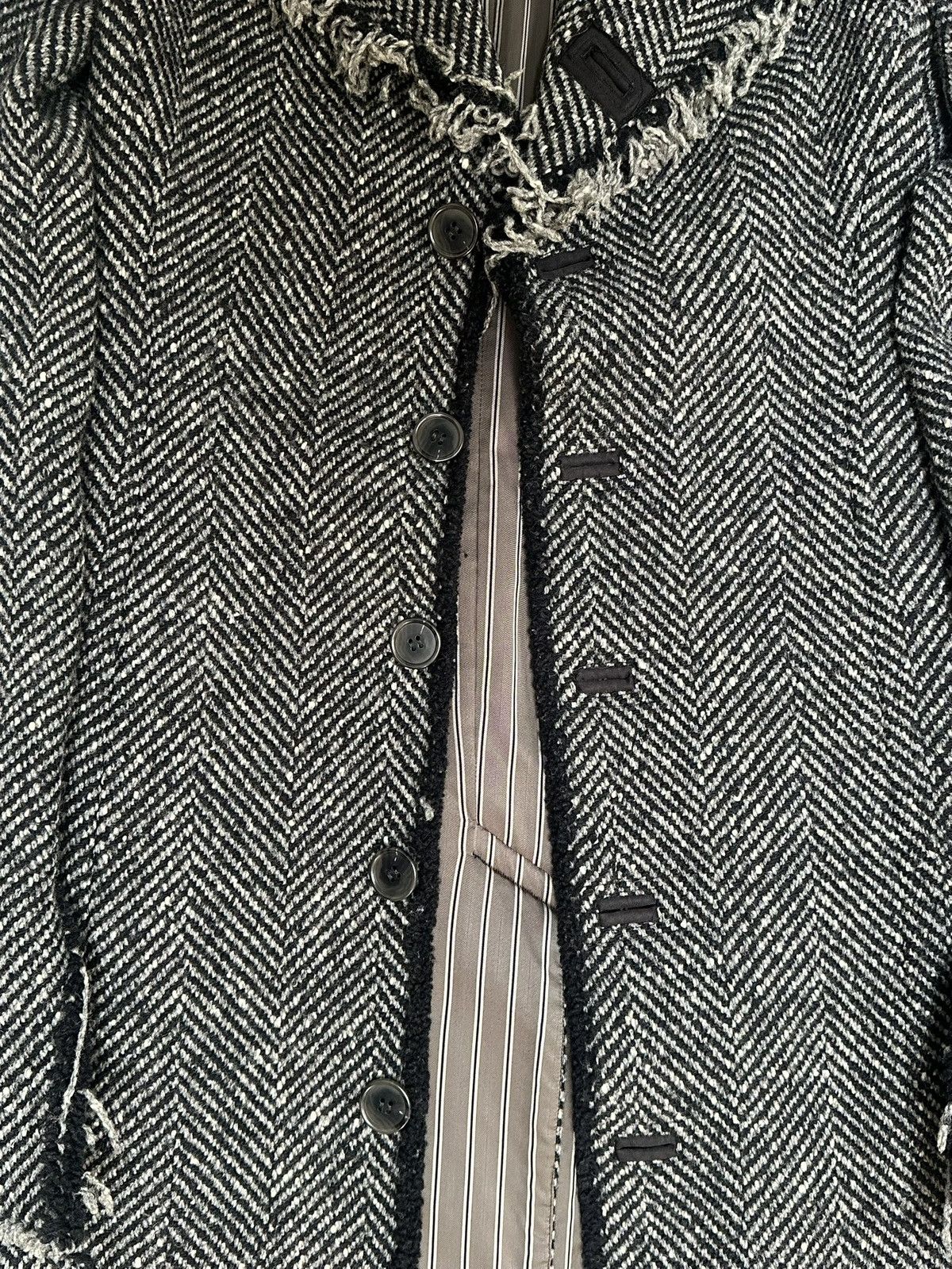 Japanese Brand Japanese designer Full Nelson Distressed wool long coat Size M / US 6-8 / IT 42-44 - 8 Thumbnail