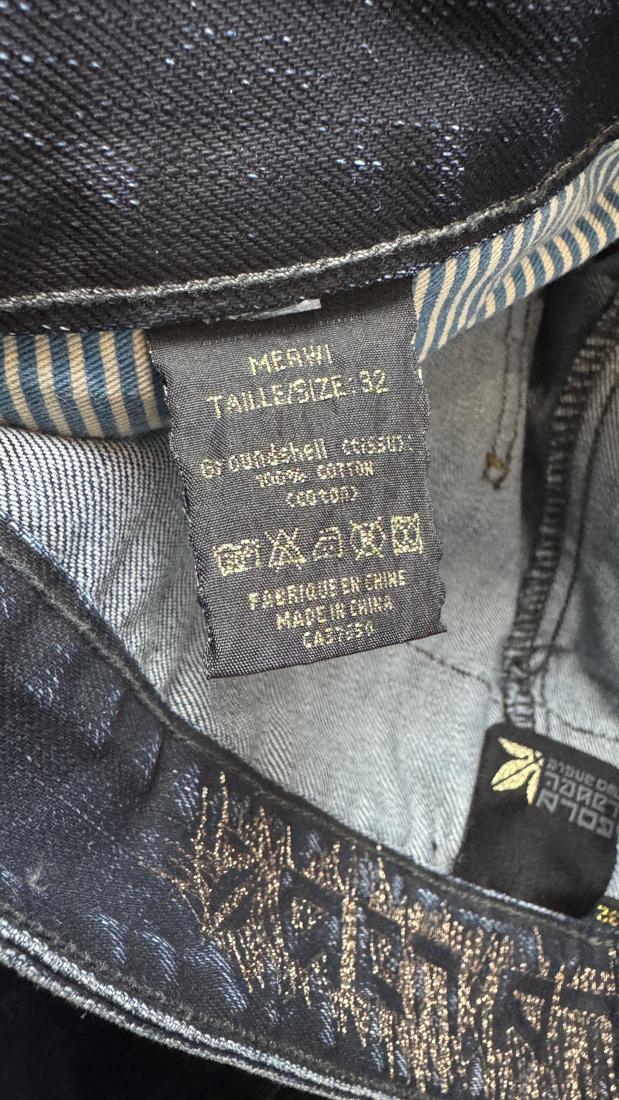 Japanese Brand Y2K Wash Faded Ripped Dirty Jeans LGB ifsixwasnine grunge Size US 32 / EU 48 - 7 Thumbnail