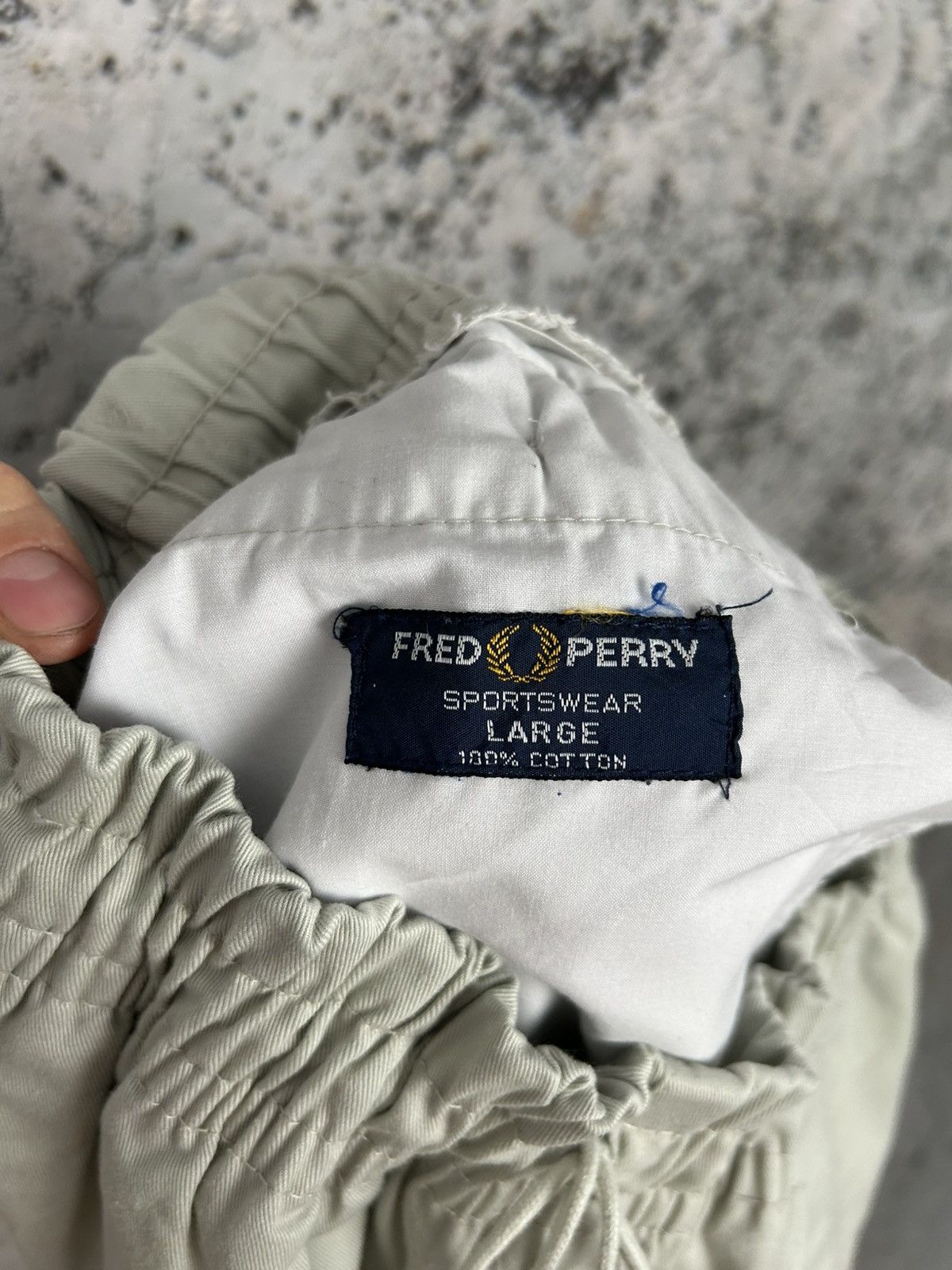 Fred Perry × Vintage Vintage Fred Perry 90s Cream Shorts Archive Summer Surf Size US 34 / EU 50 - 5 Thumbnail