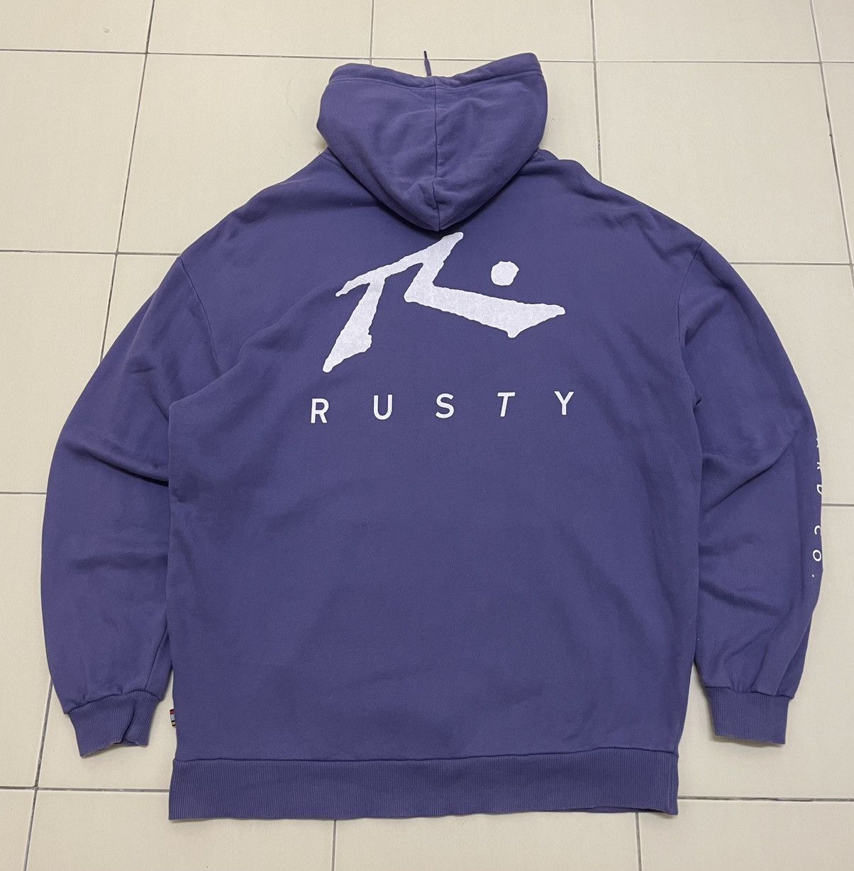 Rusty Rusty Supply Company Surfboard Hoodie Big Logo Size US XL / EU 56 / 4 - 1 Thumbnail