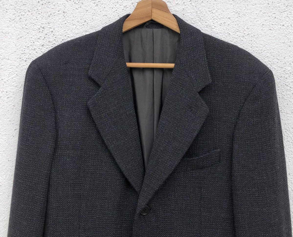 Giorgio Armani Giorgio Armani Linen Pura Lana Single-Breasted Blazer Size 48L - 13 Thumbnail