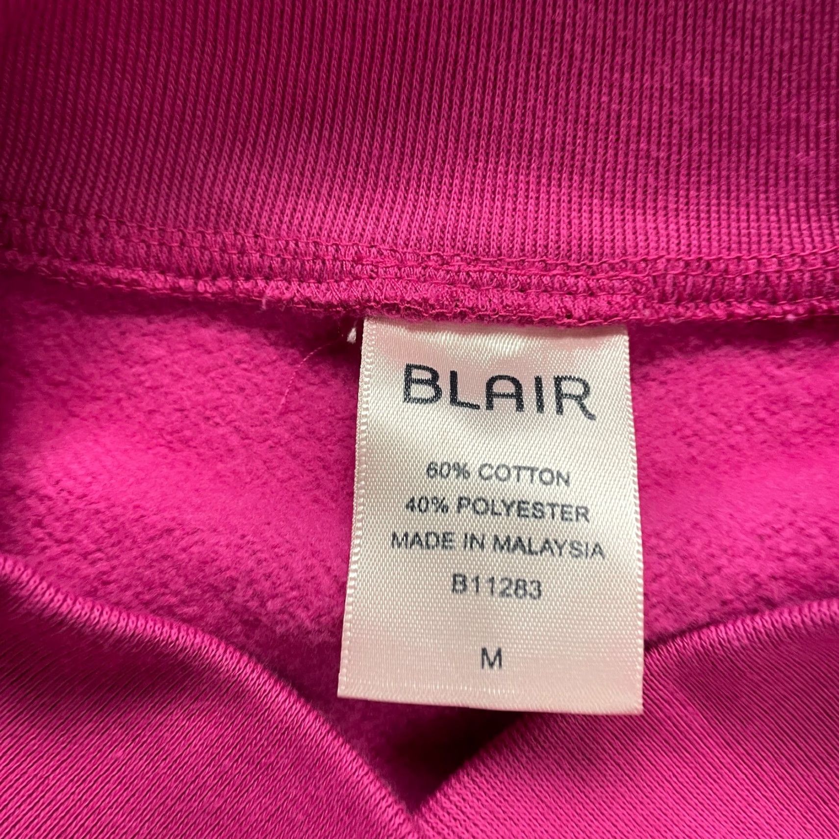 Blair Blair Jacket Womens Medium Pink Snap Button Soft Mid Length Pockets Ladies Solid Size M / US 6-8 / IT 42-44 - 4 Thumbnail