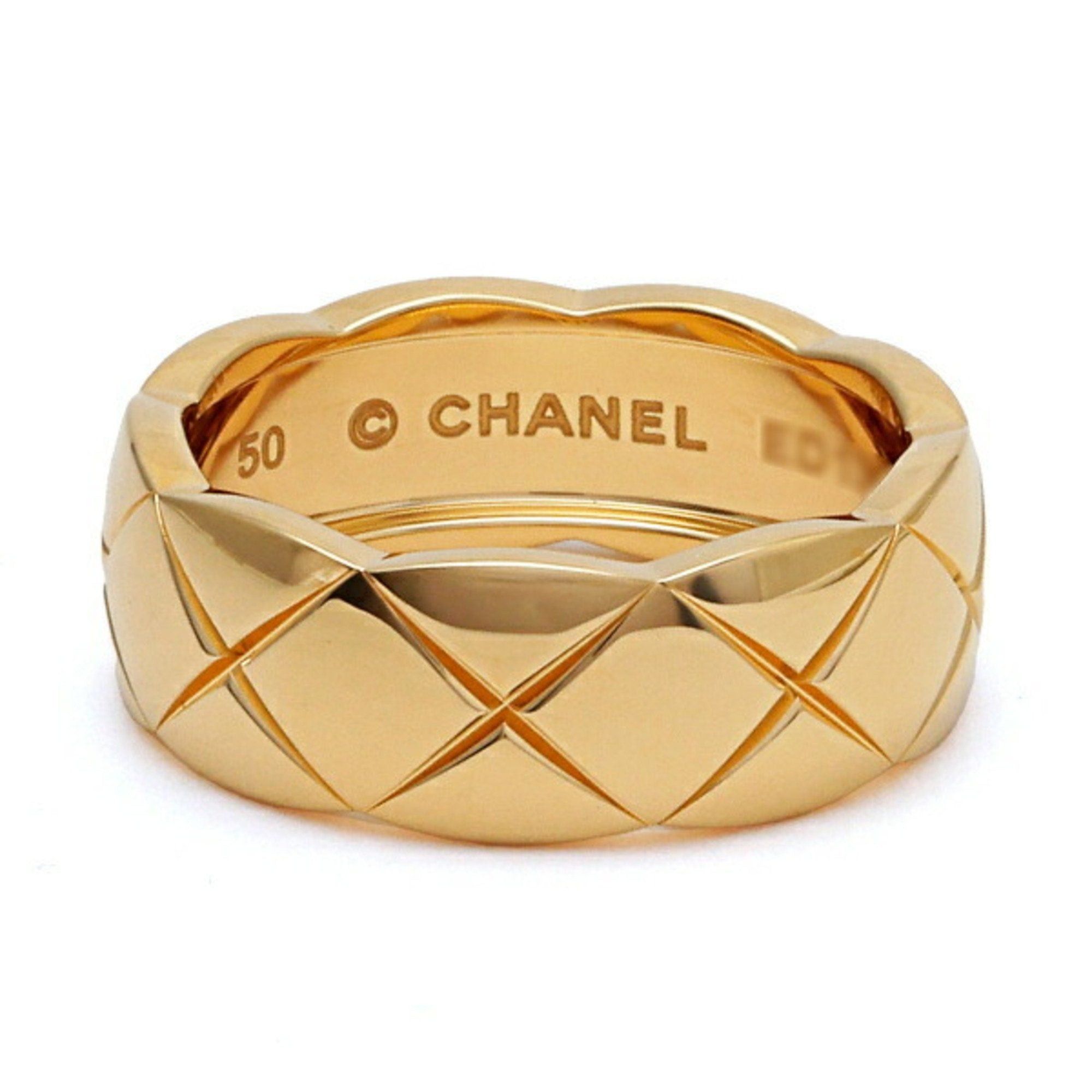 image of Chanel Coco Crush Medium K18Yg Yellow Gold Ring, Women's