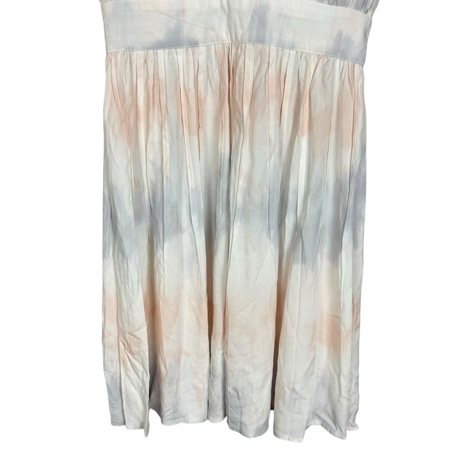 DKNY NWT DKNY Tie Dye Sleeveless Pleated A-line Skater Dress XS Size XS / US 0-2 / IT 36-38 - 8 Thumbnail