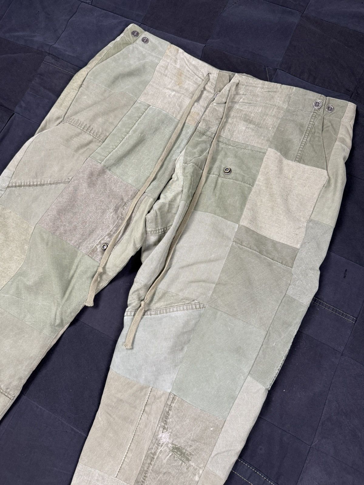 Greg Lauren Tent Scrapwork Lounge Pants Size US 36 / EU 52 - 2 Thumbnail