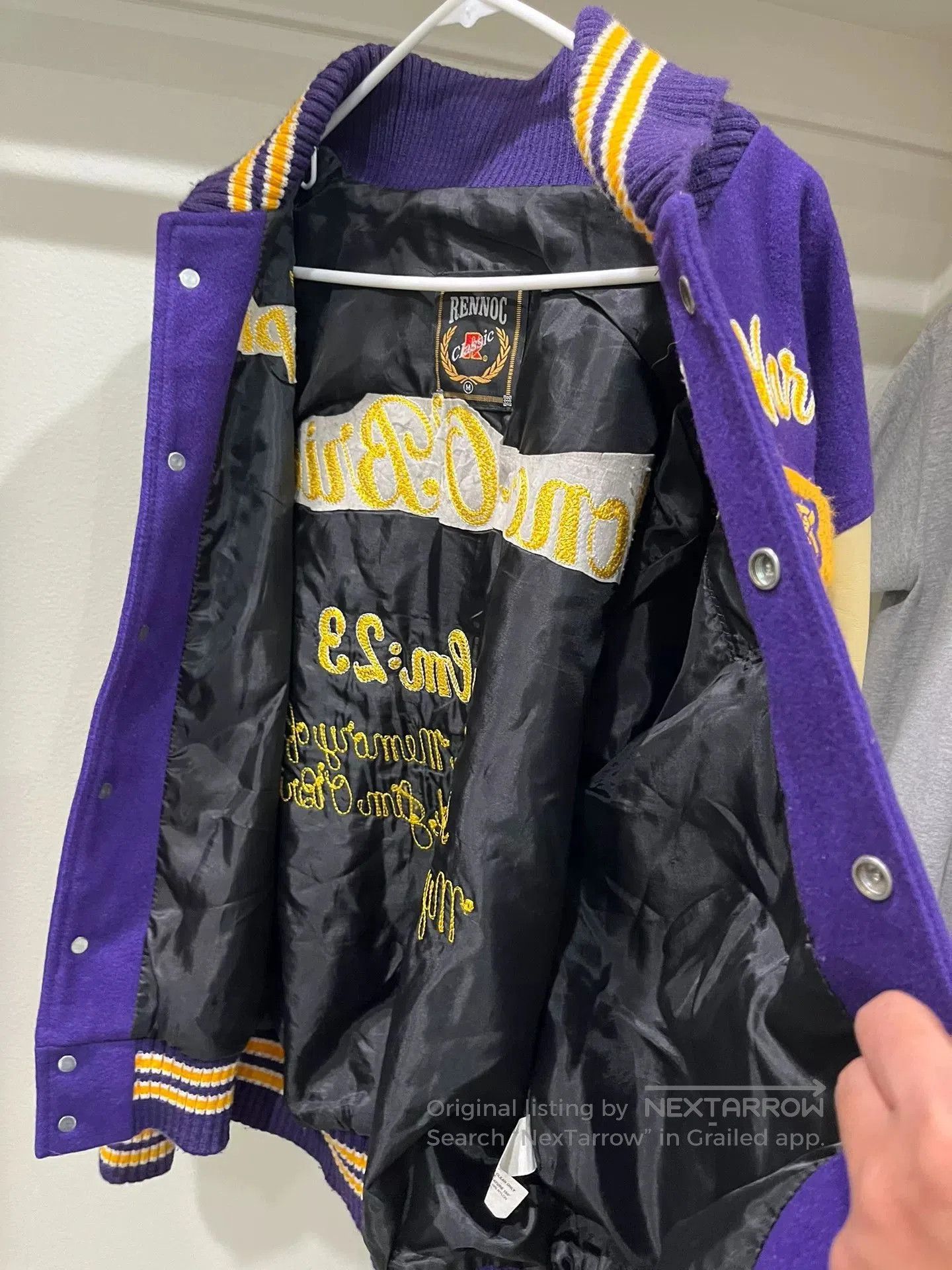 Rennoc Rennoc Whiteville Letterman Vintage Jacket. Size US M / EU 48-50 / 2 - 7 Thumbnail