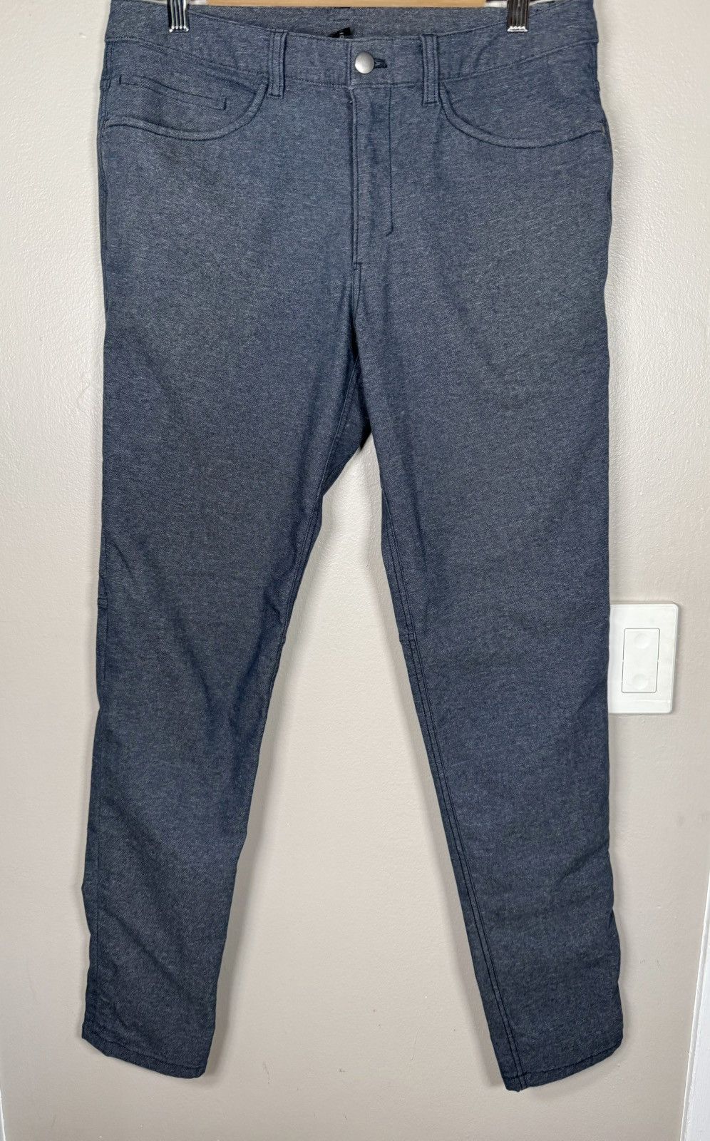 Lululemon Lululemon ABC Pant Slim *Tech Canvas Heathered Navy size 31 Size US 31 - 3 Thumbnail