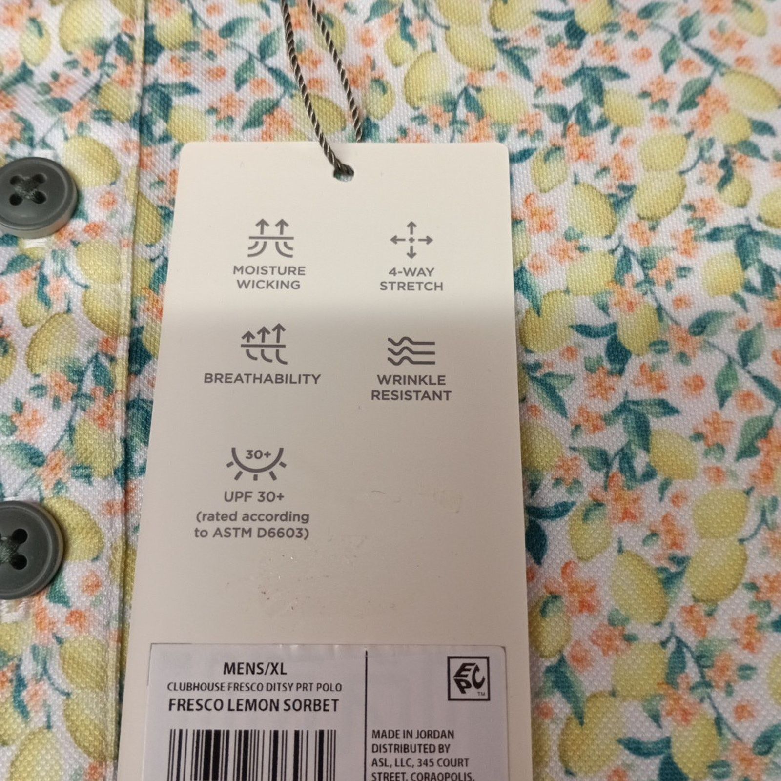 Other Walter Hagen Lemon Sorbet Golf Polo Shirt Mens XL Multicolor Size US XL / EU 56 / 4 - 4 Thumbnail