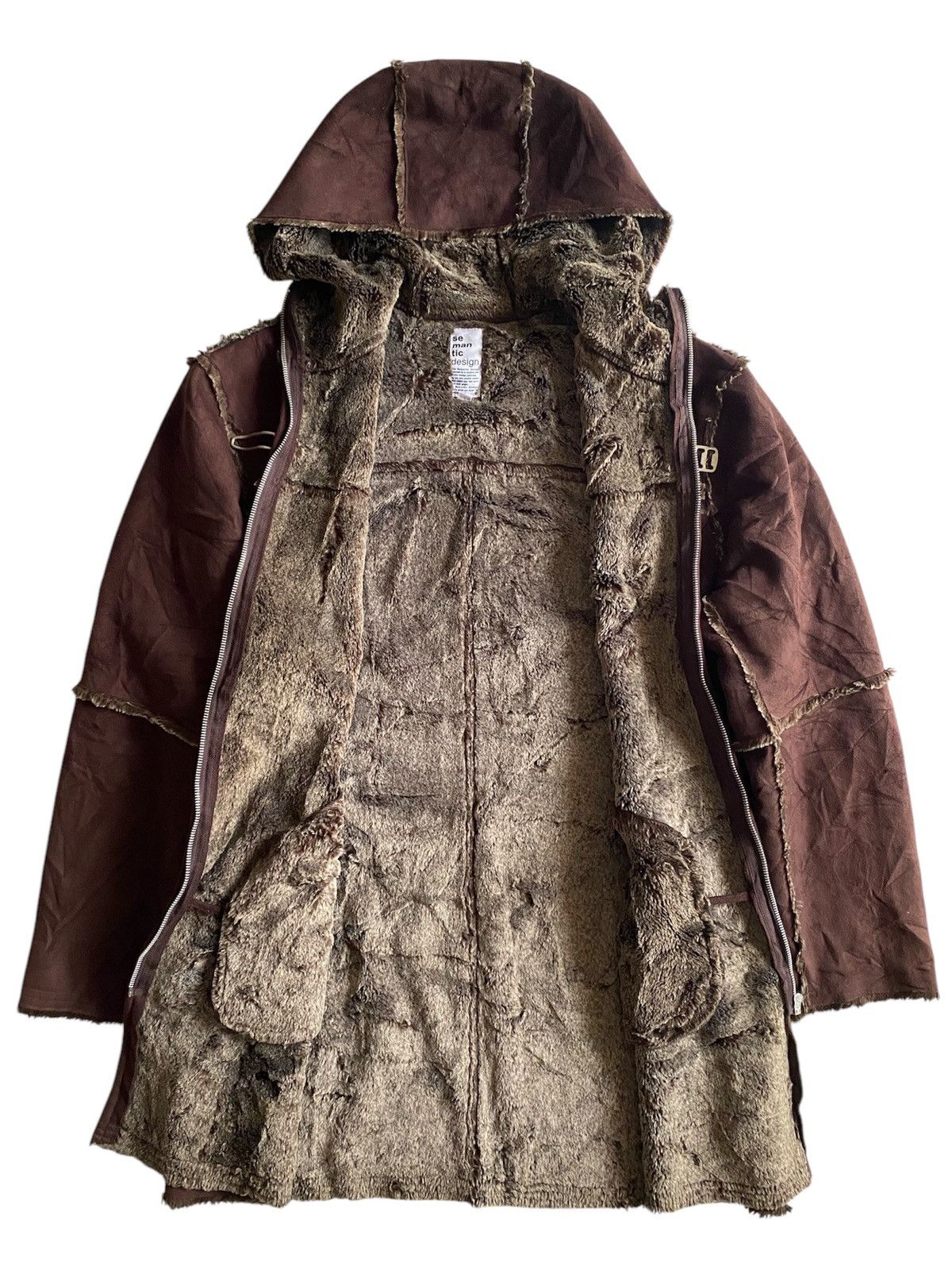 14th Addiction Japanese~ Semantic Design Leather Suede Coat Jacket Size US L / EU 52-54 / 3 - 13 Thumbnail