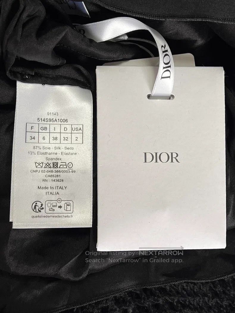 Dior Dior Hollow-knit high-necked long sleeves Size XXS / US 00 / IT 34 - 8 Thumbnail