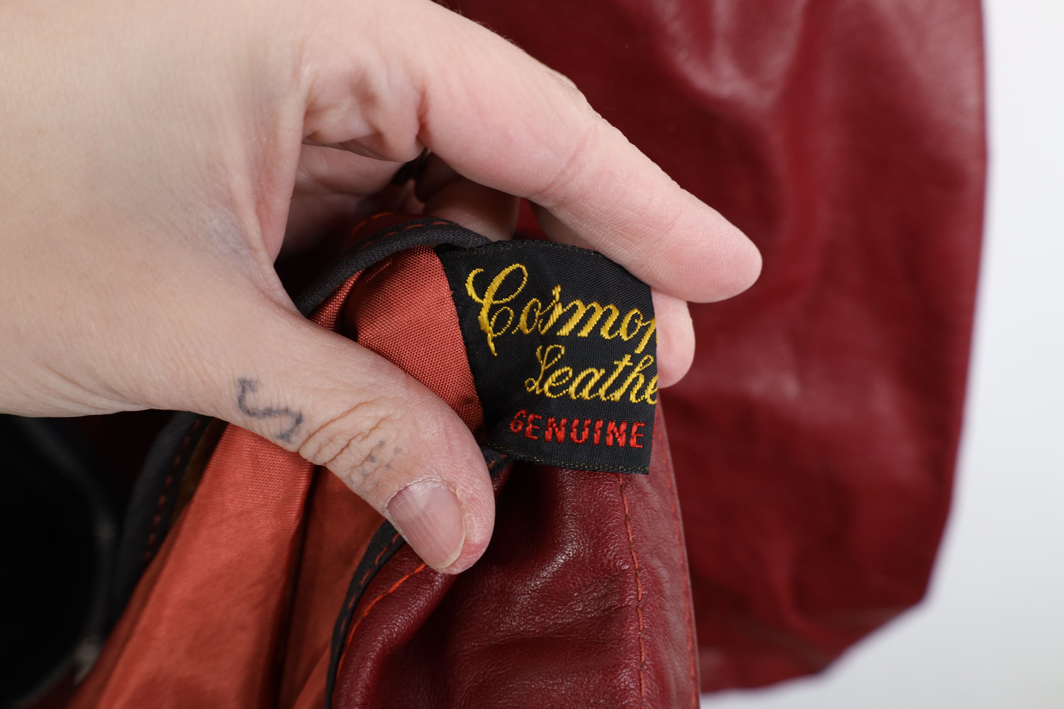 Vintage Vintage 70s Streetwear Lined Leather Trench Coat Jacket Size US XXL / EU 58 / 5 - 11 Thumbnail