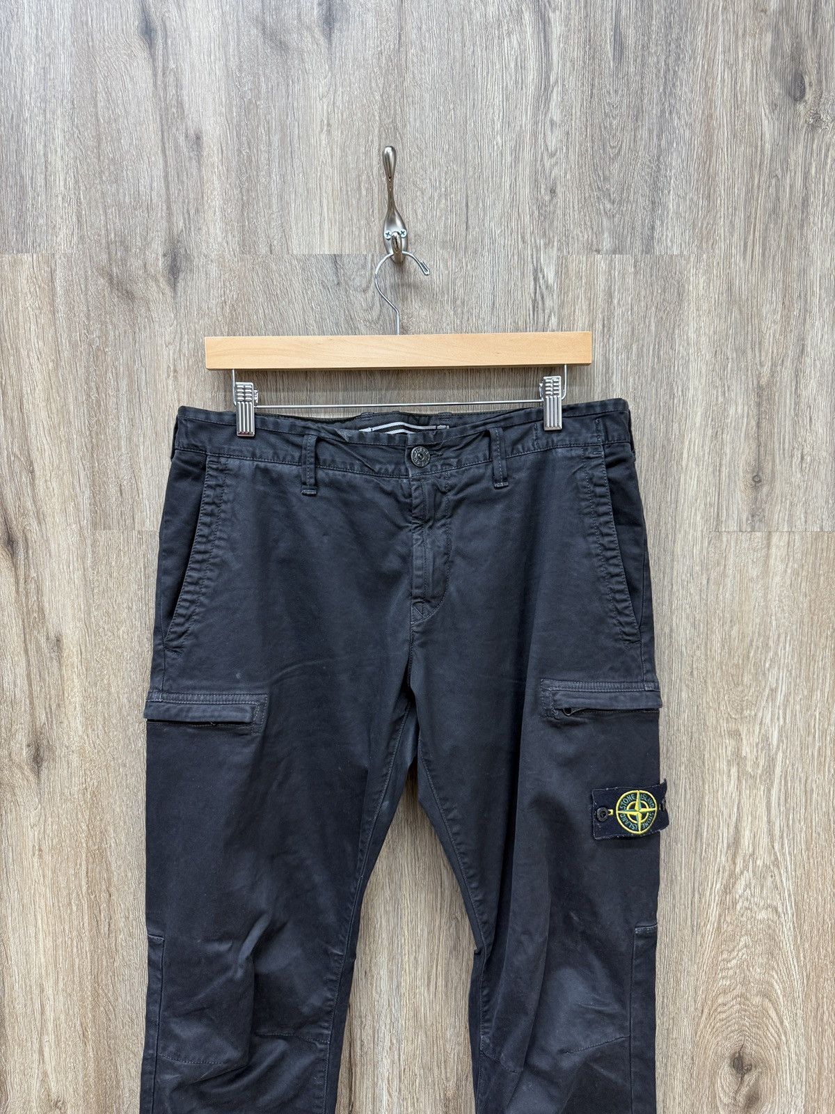 Stone Island Stone Island Black Cargo Jeans Size US 34 / EU 50 - 2 Thumbnail